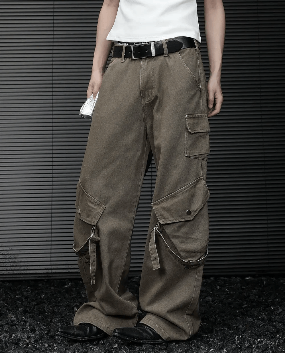 Japanese Brand × Vintage Outdoor retro fashion faded multi pocket cargo pants Size US 30 / EU 46 - 4 Thumbnail