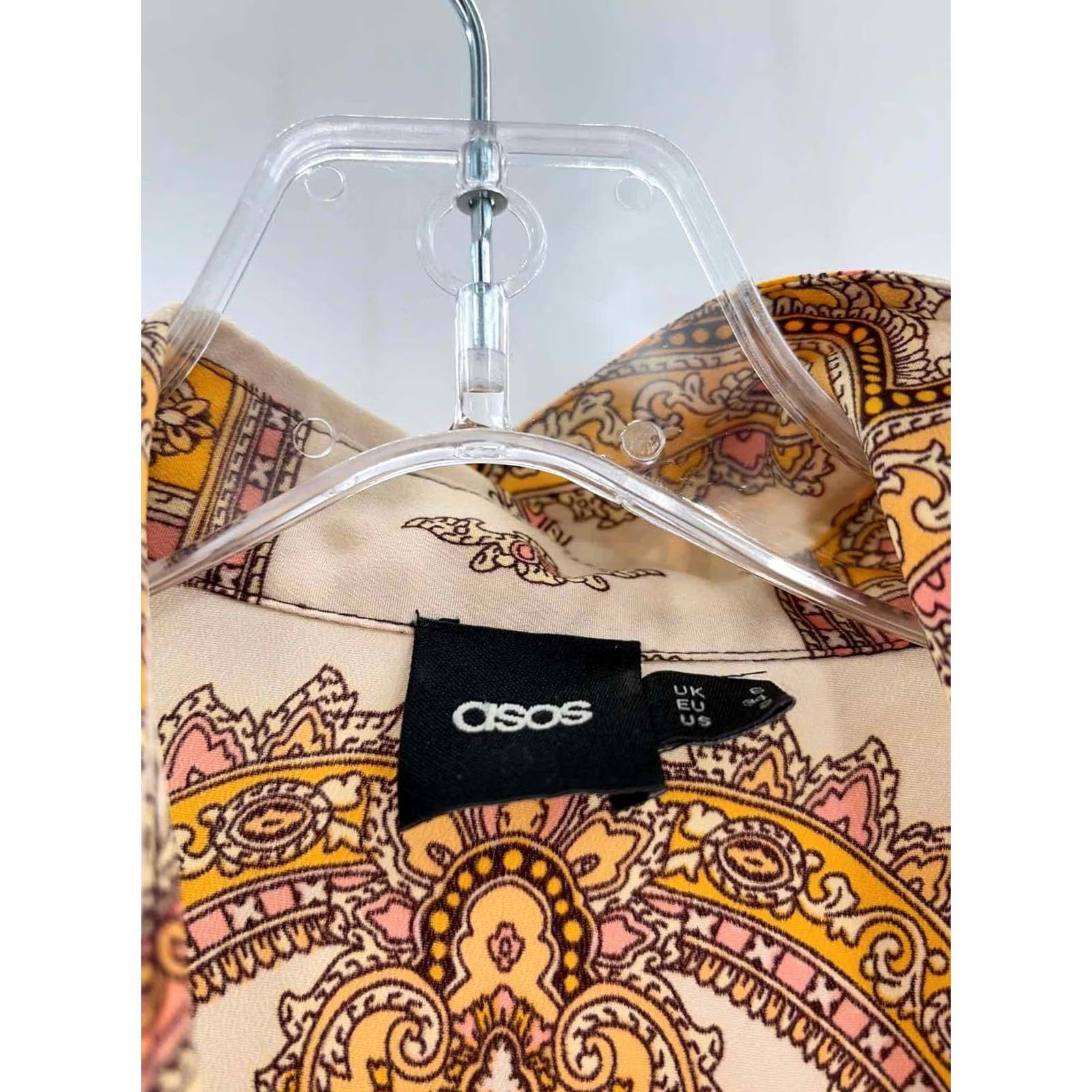 Asos Asos Button Down Shirt Ivory Size 2 Regular Adult Mens Size XS / US 0-2 / IT 36-38 - 3 Thumbnail
