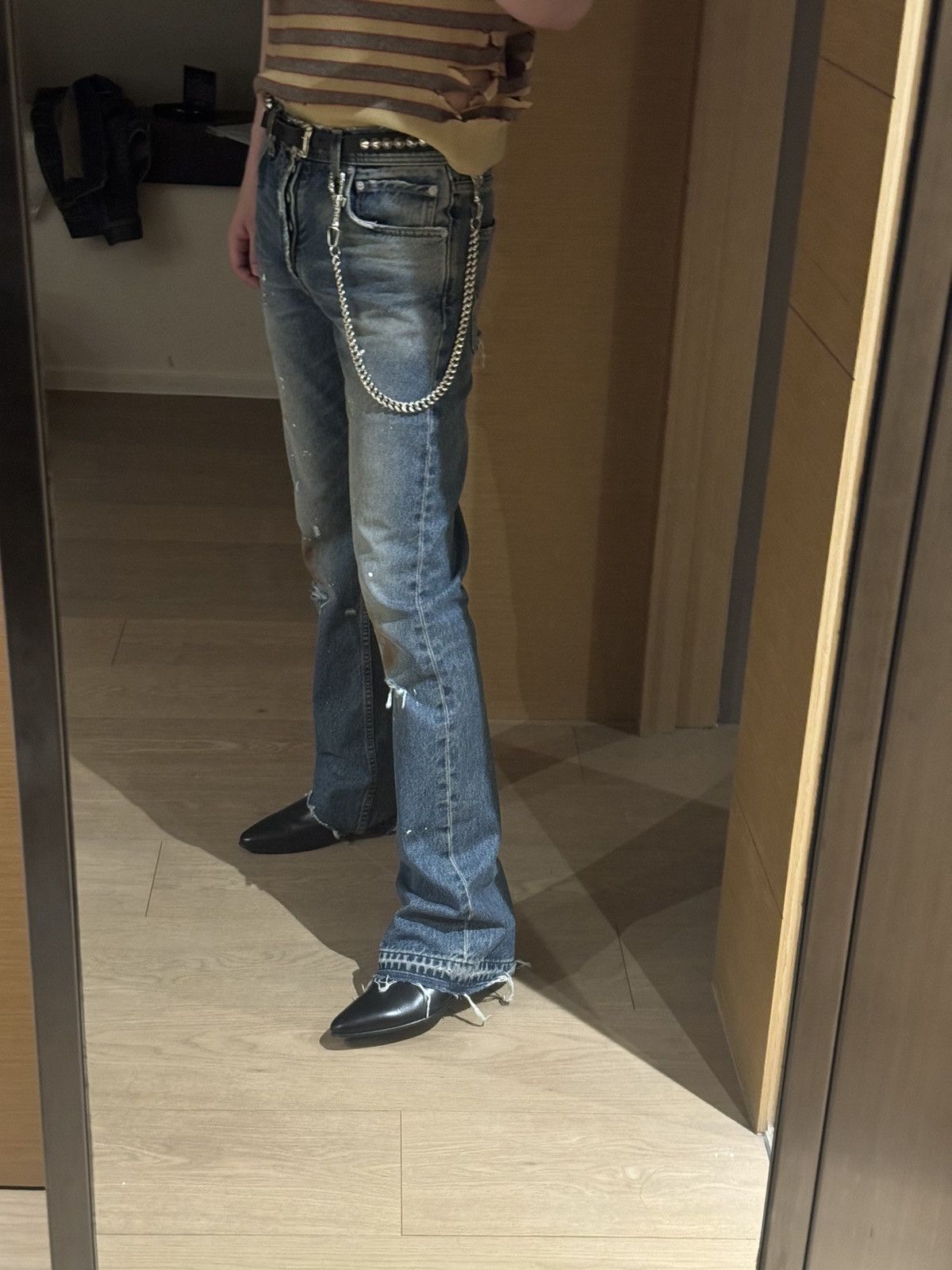 Enfants Riches Deprimes ERD burnt flare denim Size US 30 / EU 46 - 12 Thumbnail