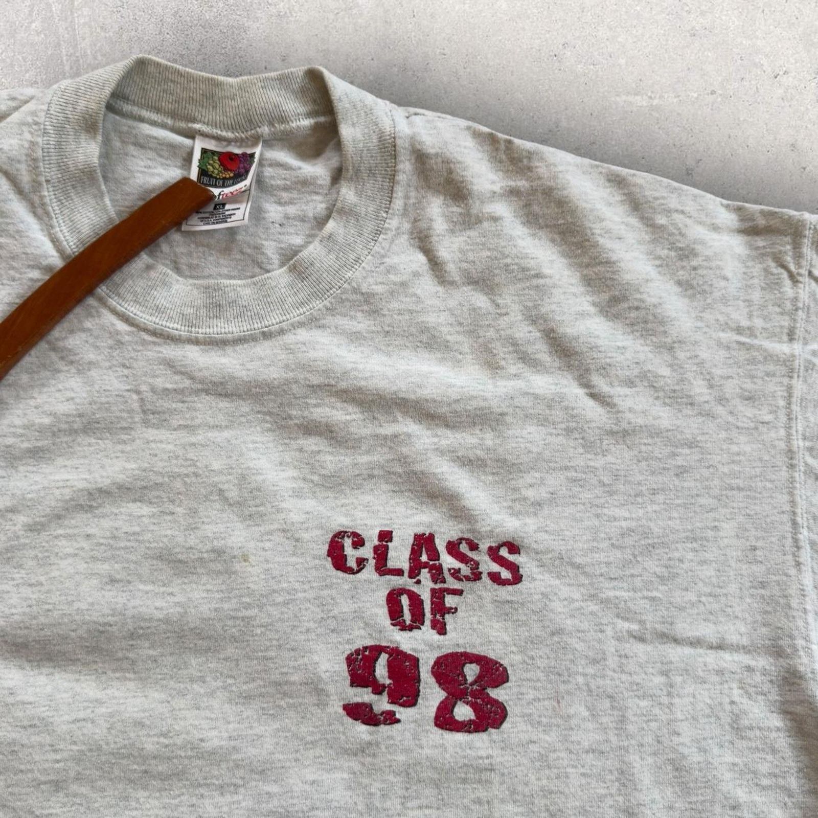 Fruit Of The Loom × Vintage Vintage 90s Class of ’98 Seniors T-Shirt Size US XL / EU 56 / 4 - 2 Thumbnail