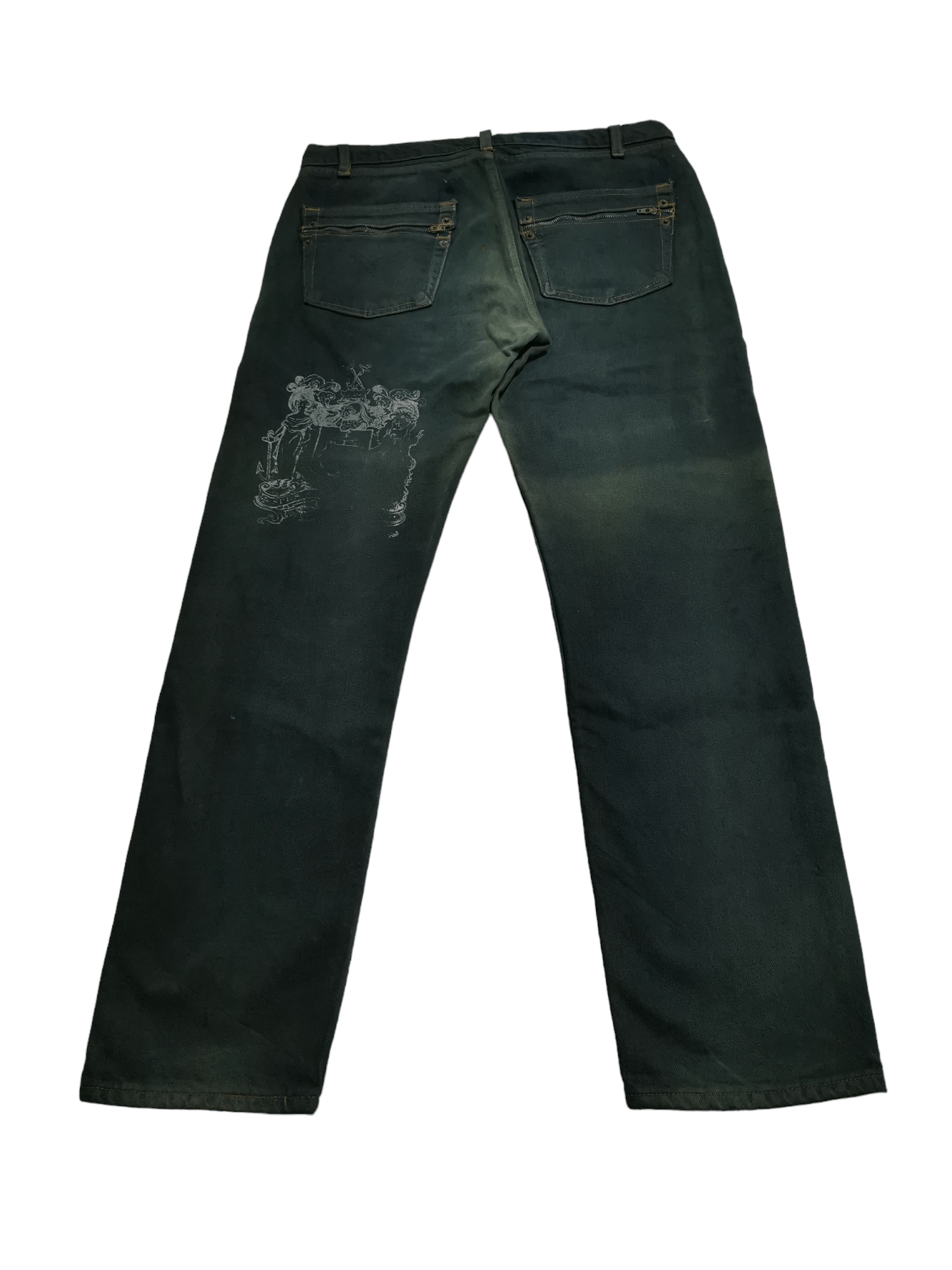 Jean × Vintage Japan Punk Seditionaries Patchwork Jeans Size US 34 / EU 50 - 10 Thumbnail