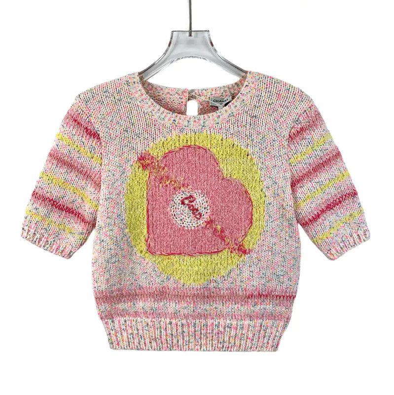 Chanel Chanel Multicolor Cotton Pullover Sweater 0089 Size XXS / US 00 / IT 34 - 1 Thumbnail