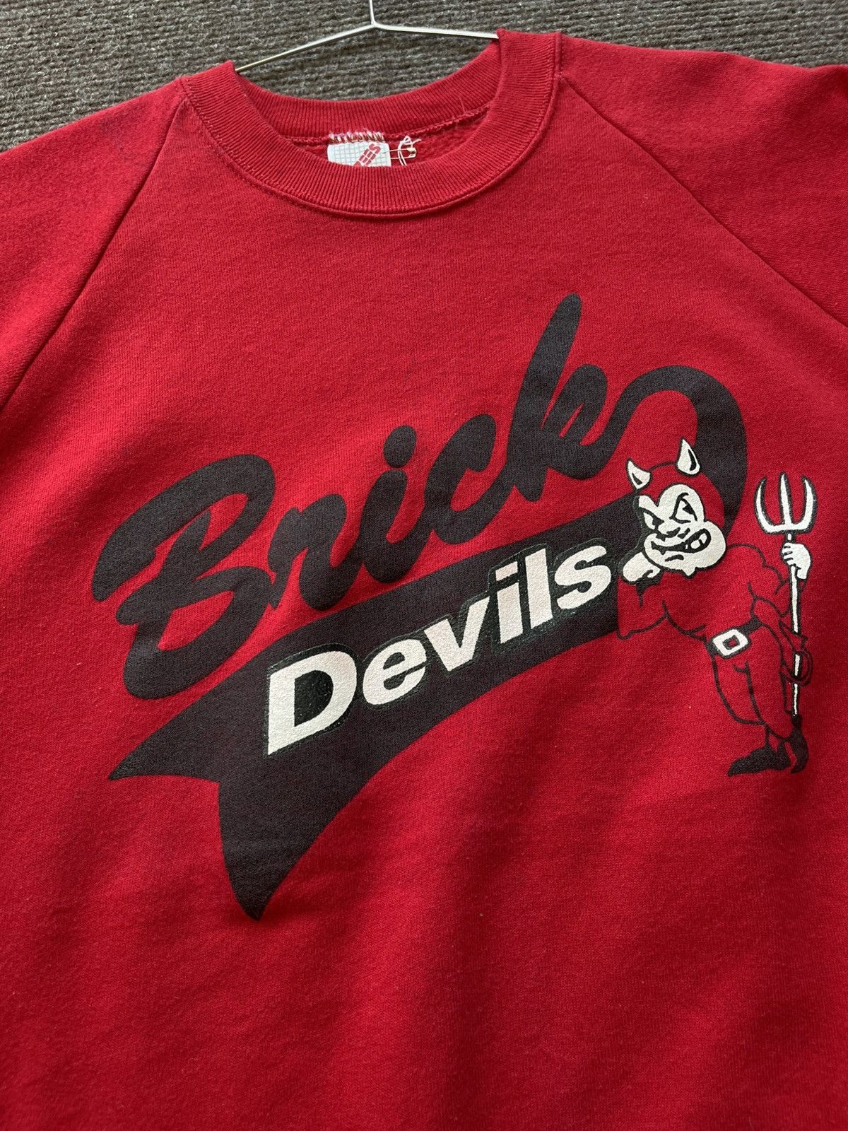 Vintage Vintage Sweater New Jersey Devils Mascot XL Size US XL / EU 56 / 4 - 2 Thumbnail