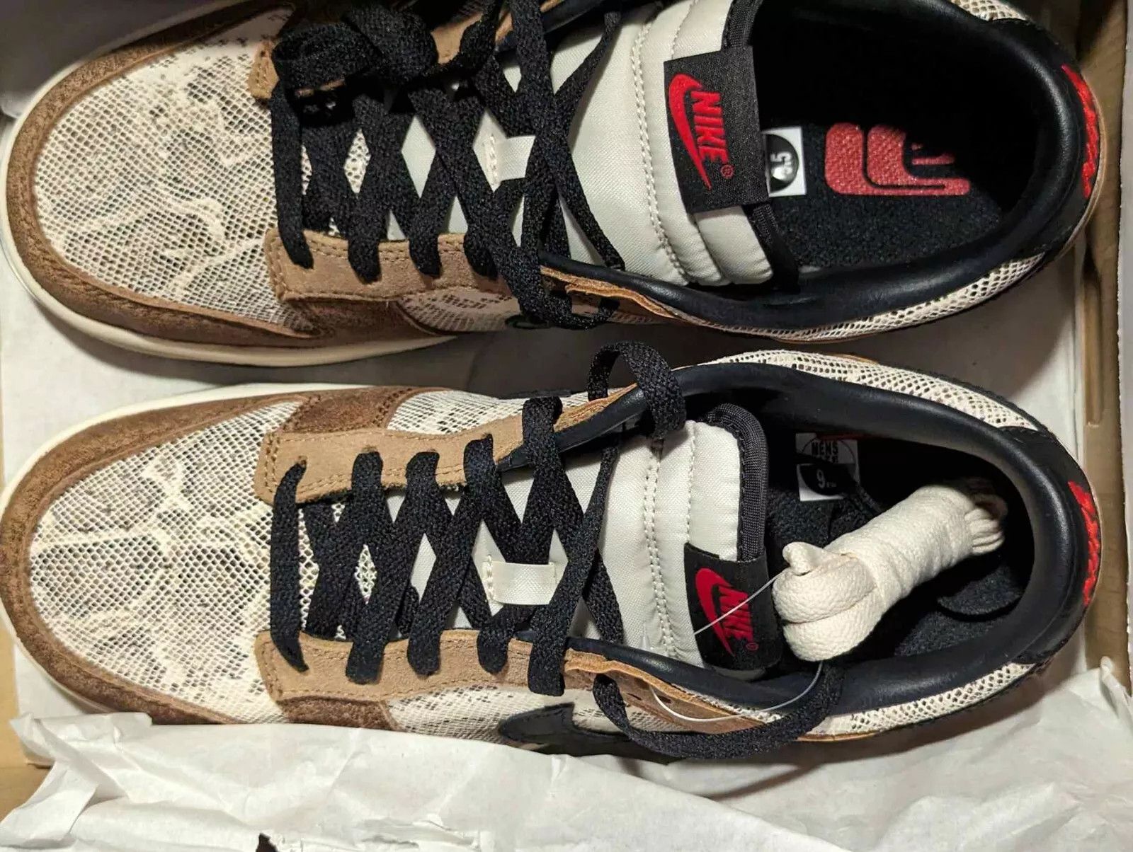 Nike Nike Dunk Low Premium CO.JP Brown Snakeskin Size US 9.5 / EU 42-43 - 2 Thumbnail