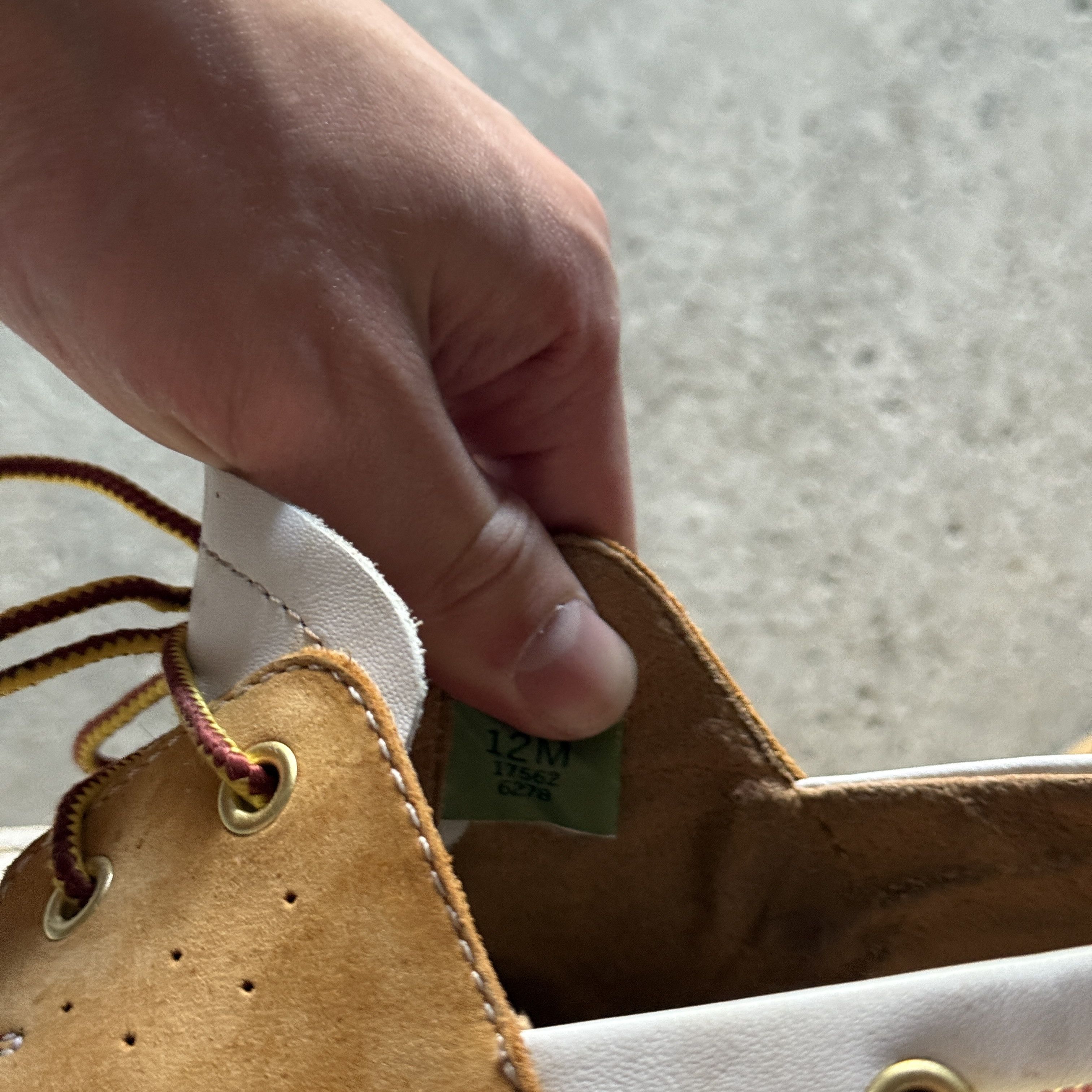 Timberland vintage y2k beige suede leather timberland boat shoes Size US 12 / EU 45 - 5 Thumbnail