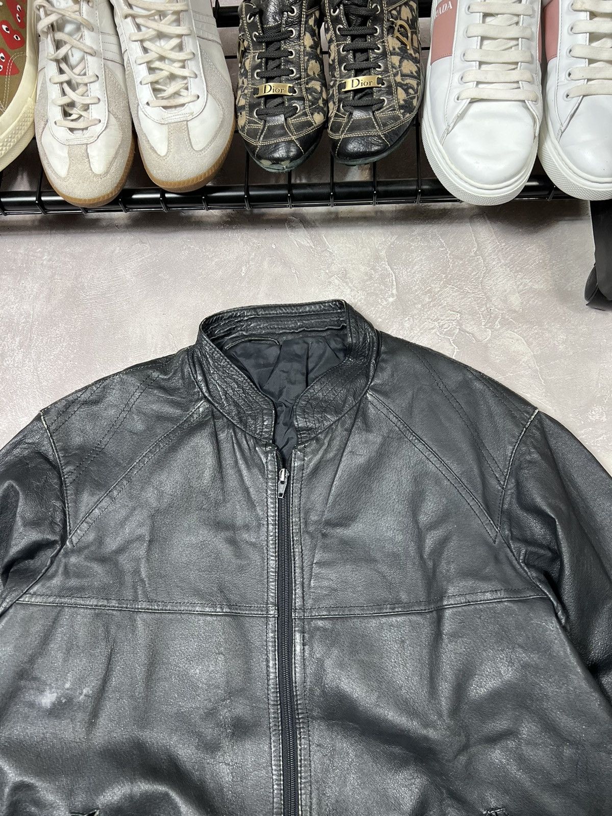 Vintage Vintage Y2k Leather Jacket Size US M / EU 48-50 / 2 - 3 Thumbnail