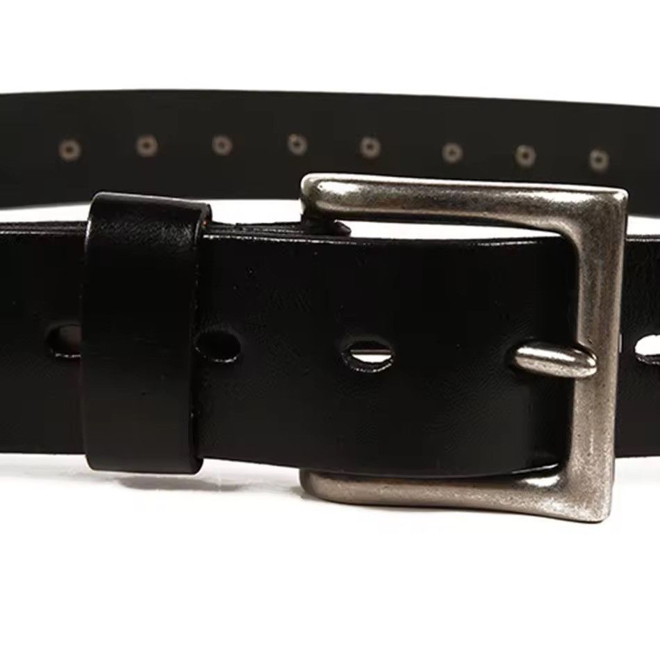 Other Genuine Leather Vintage Harajuku Cowboy Style Belt Y2k 90’s Size ONE SIZE - 9 Thumbnail