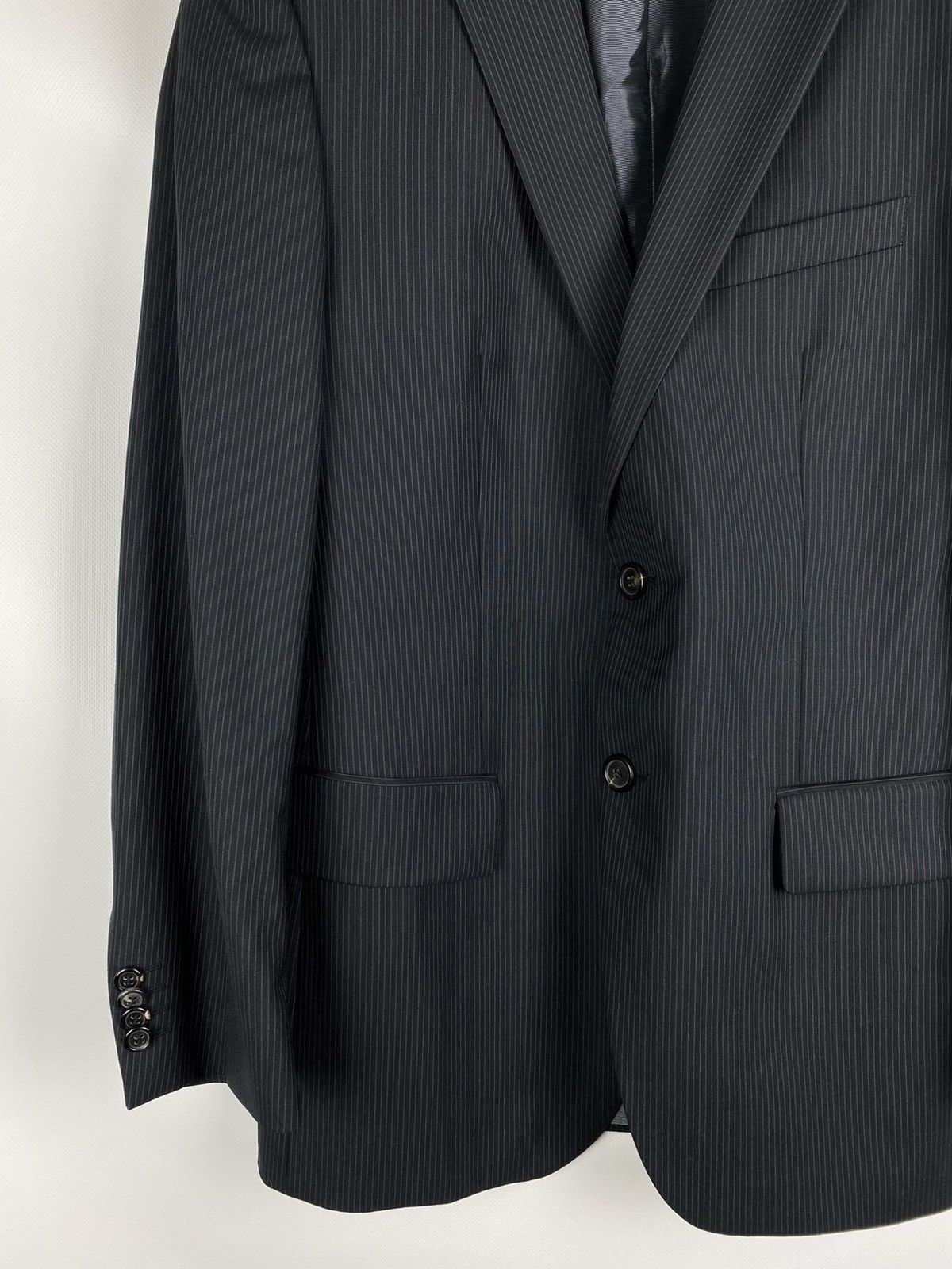 Hugo Boss Hugo Boss Aamon / Hago wool striped blazer jacket sportcoat Size 38R - 7 Thumbnail