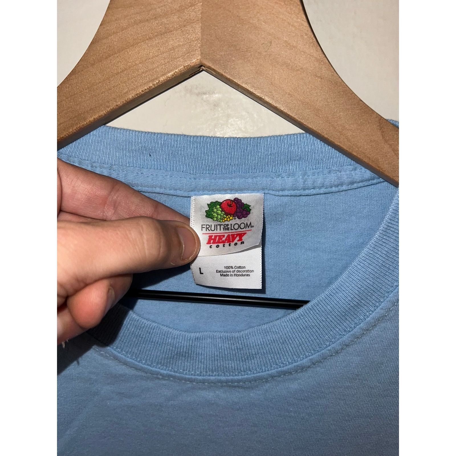 Fruit Of The Loom Y2K Old Navy Famous Jeans Shirt Perfect Fit Tee 2000s Large Size US L / EU 52-54 / 3 - 6 Thumbnail