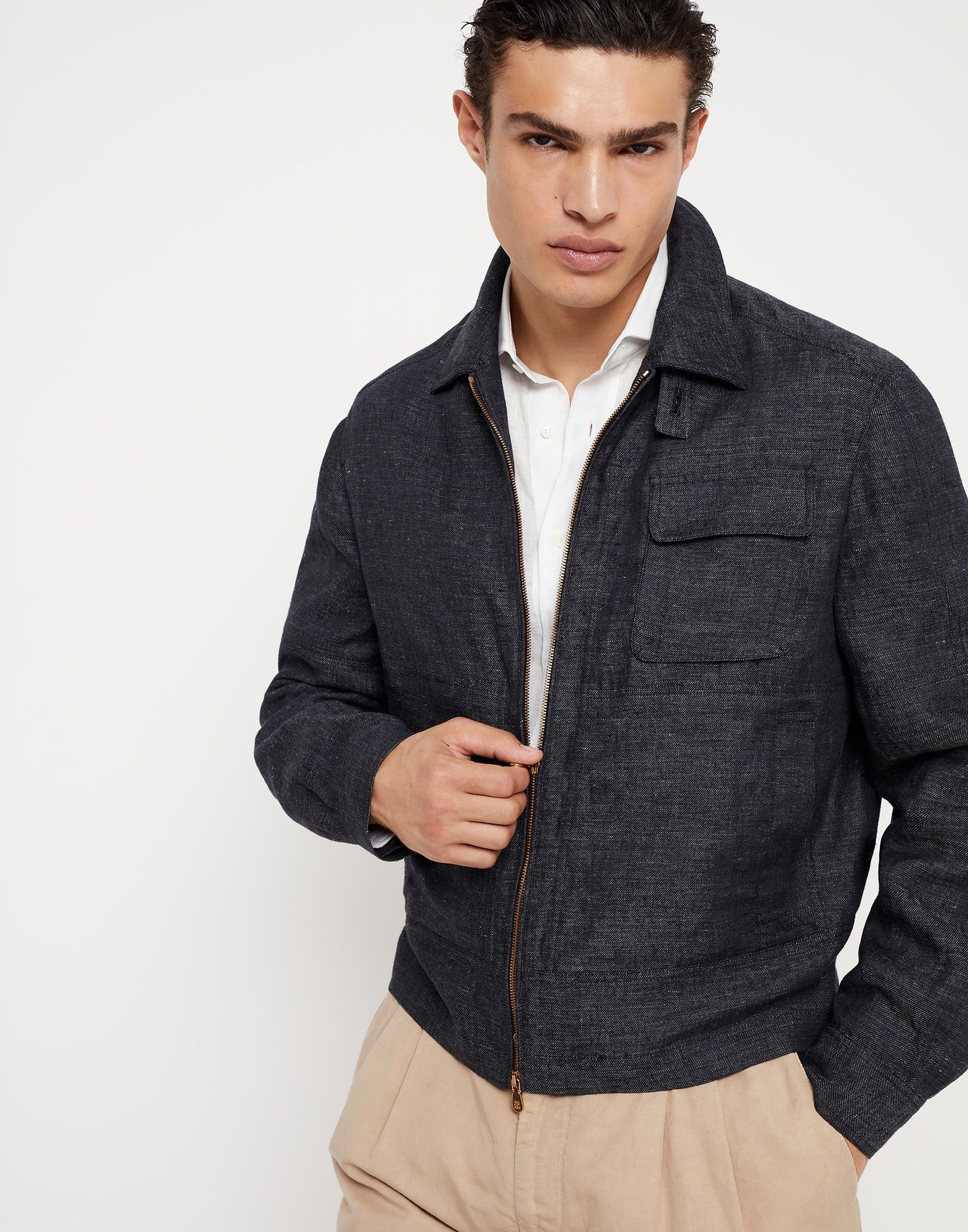 Brunello Cucinelli Jacket in Black Size US S / EU 44-46 / 1 - 3 Thumbnail