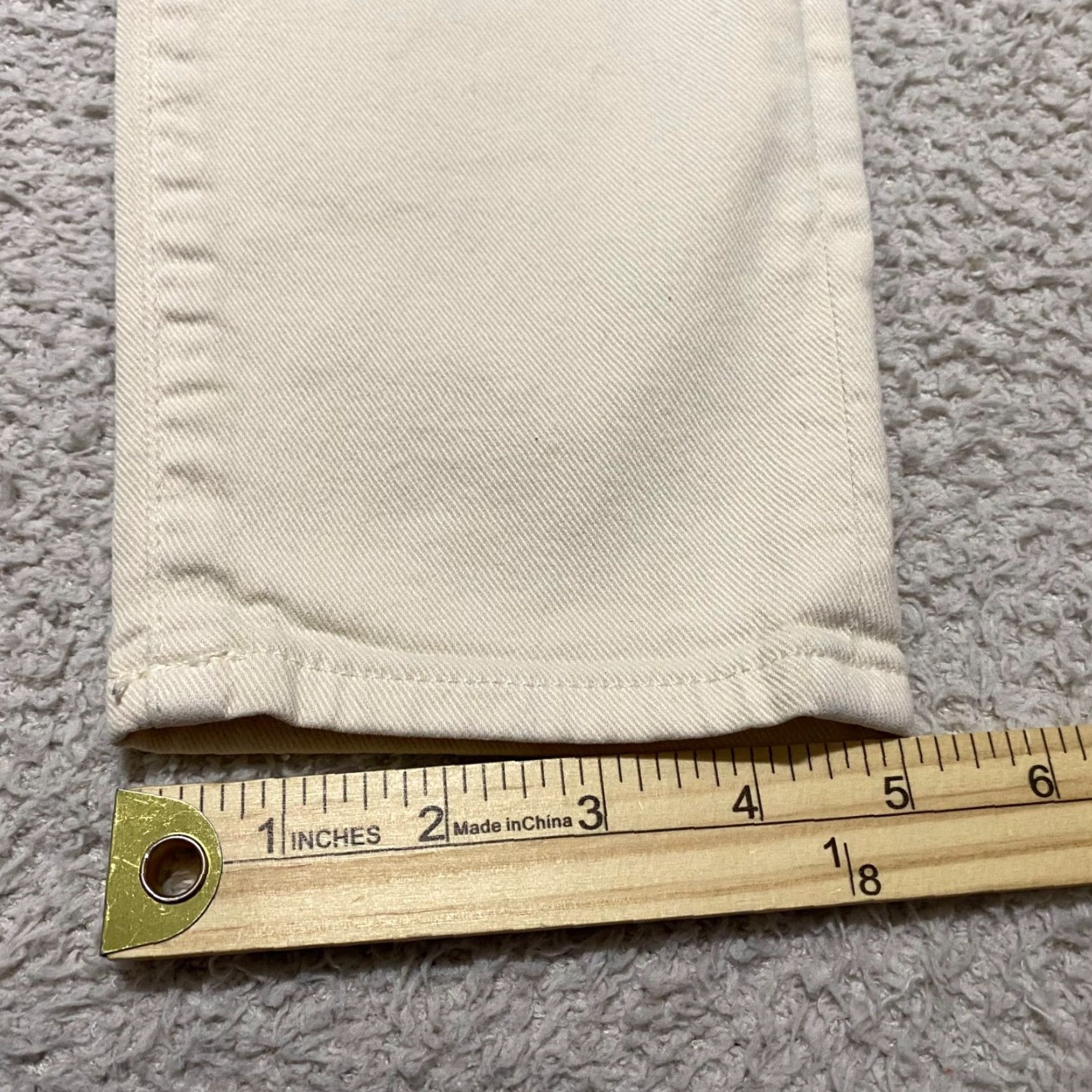 J.Crew J.CREW Jeans Womens 27 Beige Denim Light Wash Toothpick Skinny Low Rise 5-Pocket Regular Cap Rise Women Jeans - 90s? Size 27" / US 4 / IT 40 - 2 Thumbnail