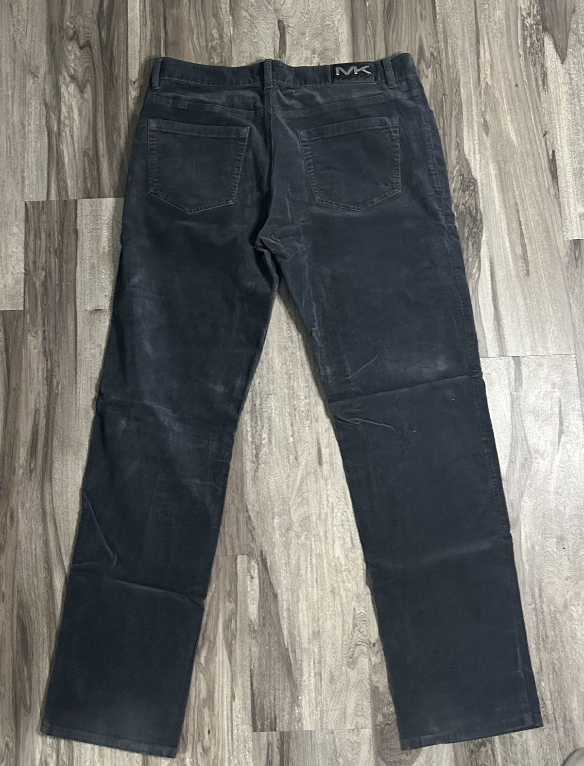 Michael Kors Black Corduroy MK Pants Size US 36 / EU 52 - 2 Thumbnail
