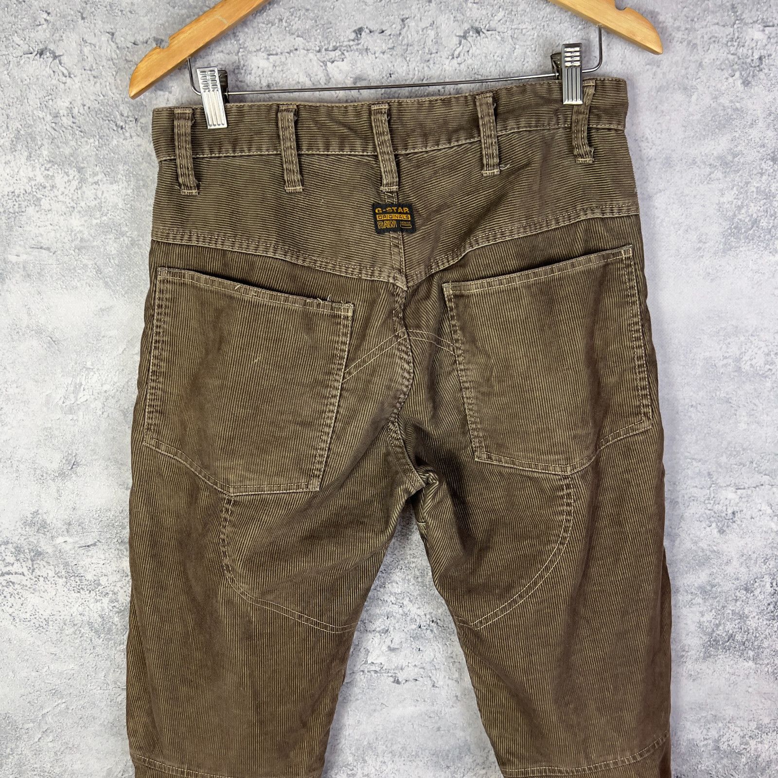 G-Star G-Star Double Knee Pants Corduroy Brown Men's Size 31 ` Size US 31 - 14 Thumbnail