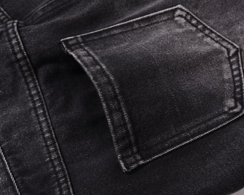 Japanese Brand × Jean High street retro washed distressed whisker straight jeans Size US 32 / EU 48 - 5 Thumbnail
