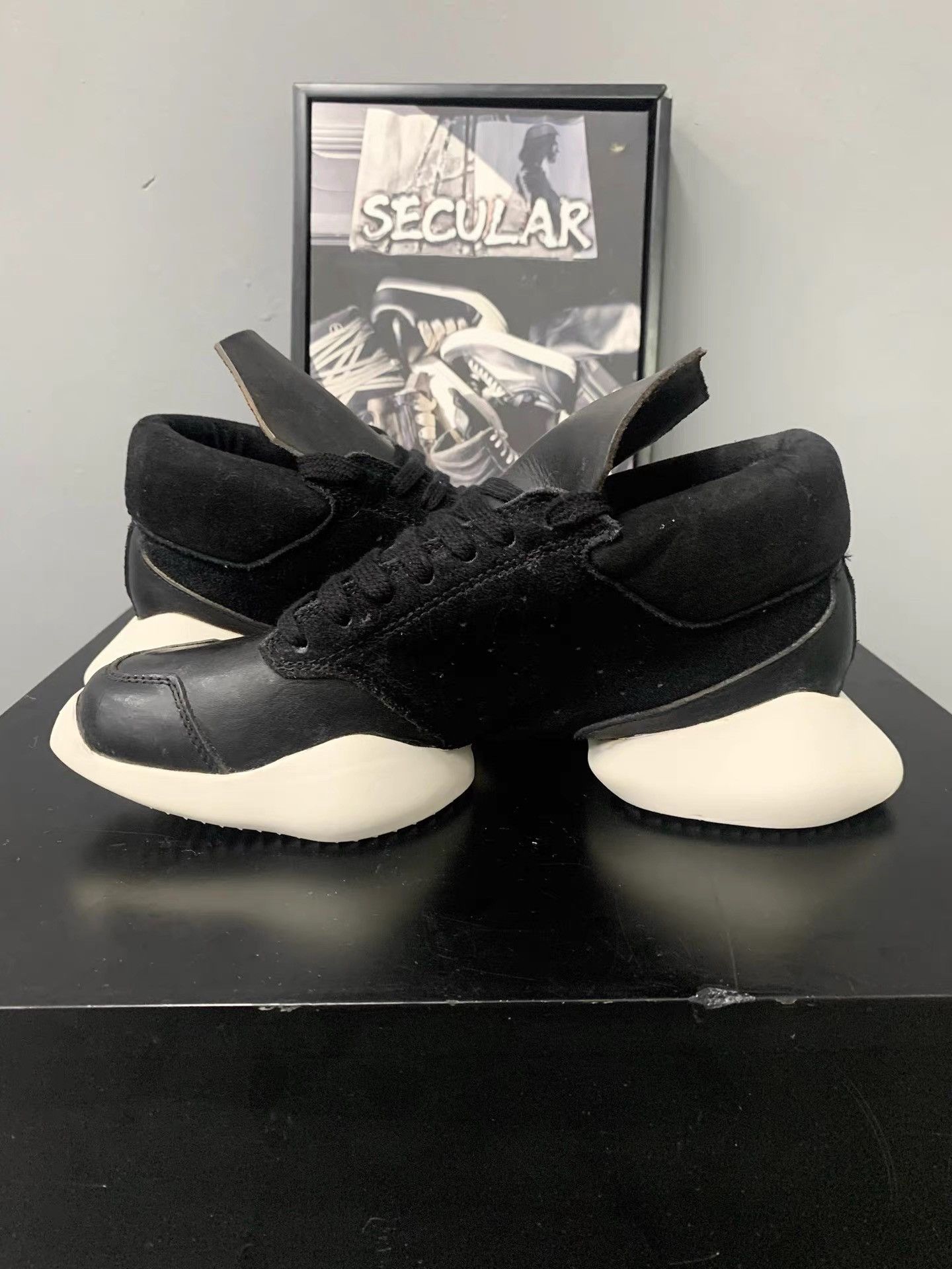 Rick Owens Rick Owens×Adidas Co-branded Hoof Running Shoes K34 Size US 6 / EU 39 - 5 Thumbnail