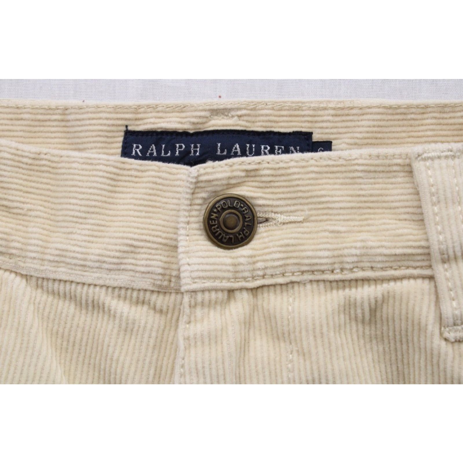 Ralph Lauren Ralph Lauren Chino Pants Women's Size 6 Brown Corduroy Straight Leg Casual 90s Retro Size 28" / US 6 / IT 42 - 4 Thumbnail