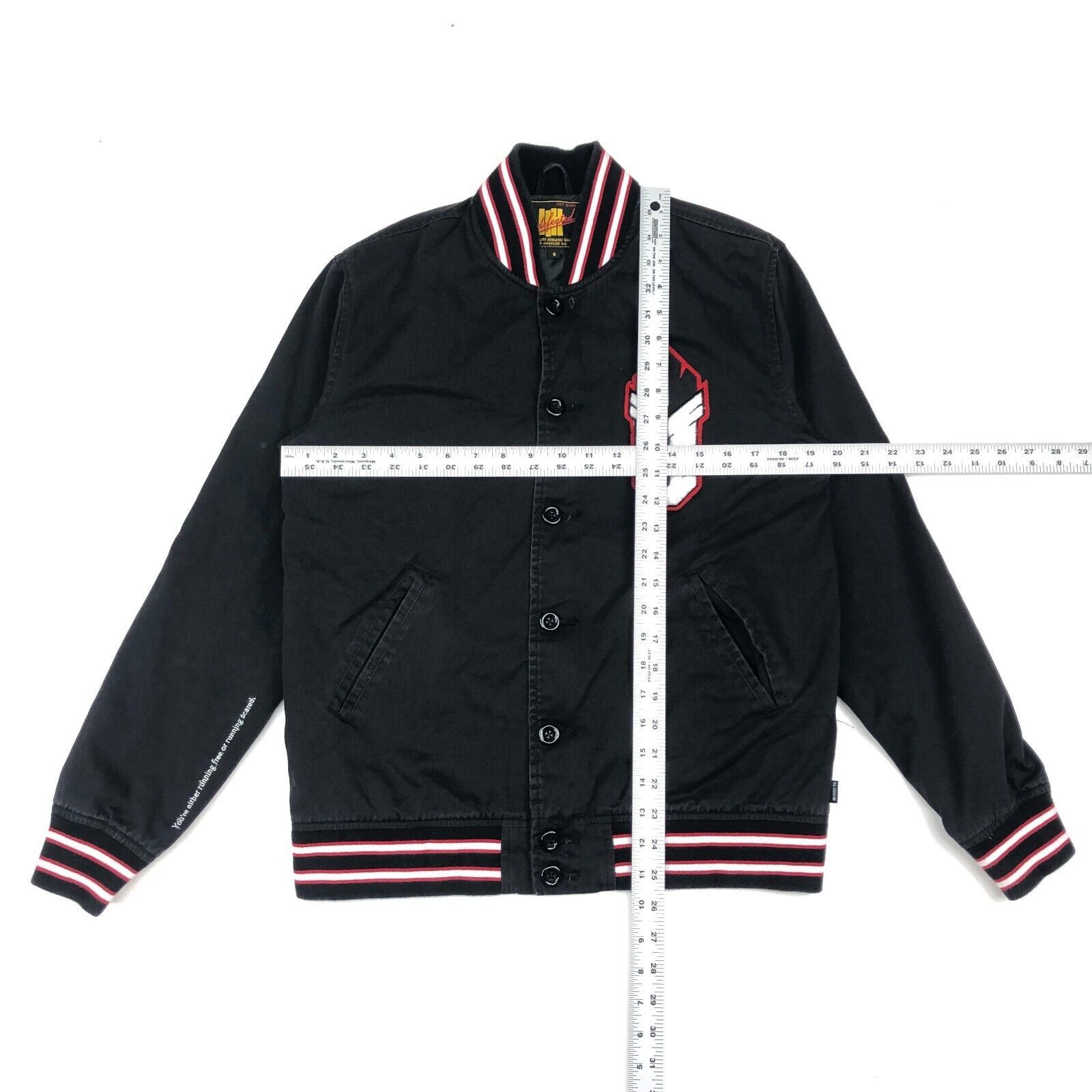 Undefeated undefeated undftd feather logo bomber varsity jacket small S Size US S / EU 44-46 / 1 - 2 Thumbnail