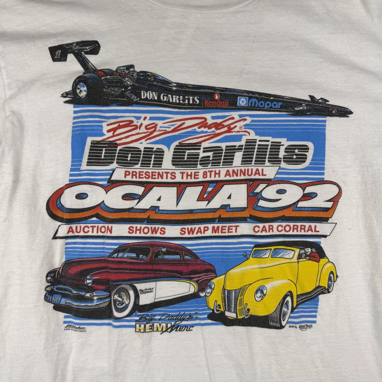 Vintage Vintage single-stitch Ocala '92 Drag Racing Tee M Size US M / EU 48-50 / 2 - 3 Thumbnail