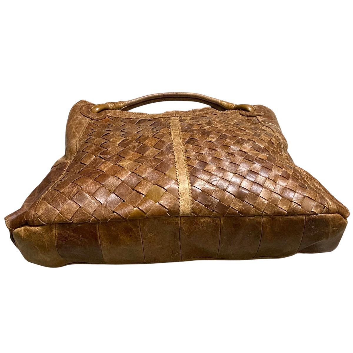 If Six Was Nine × Le Grande Bleu (L.G.B.) Goa Woven Leather Shoulder Bag Size ONE SIZE - 3 Thumbnail