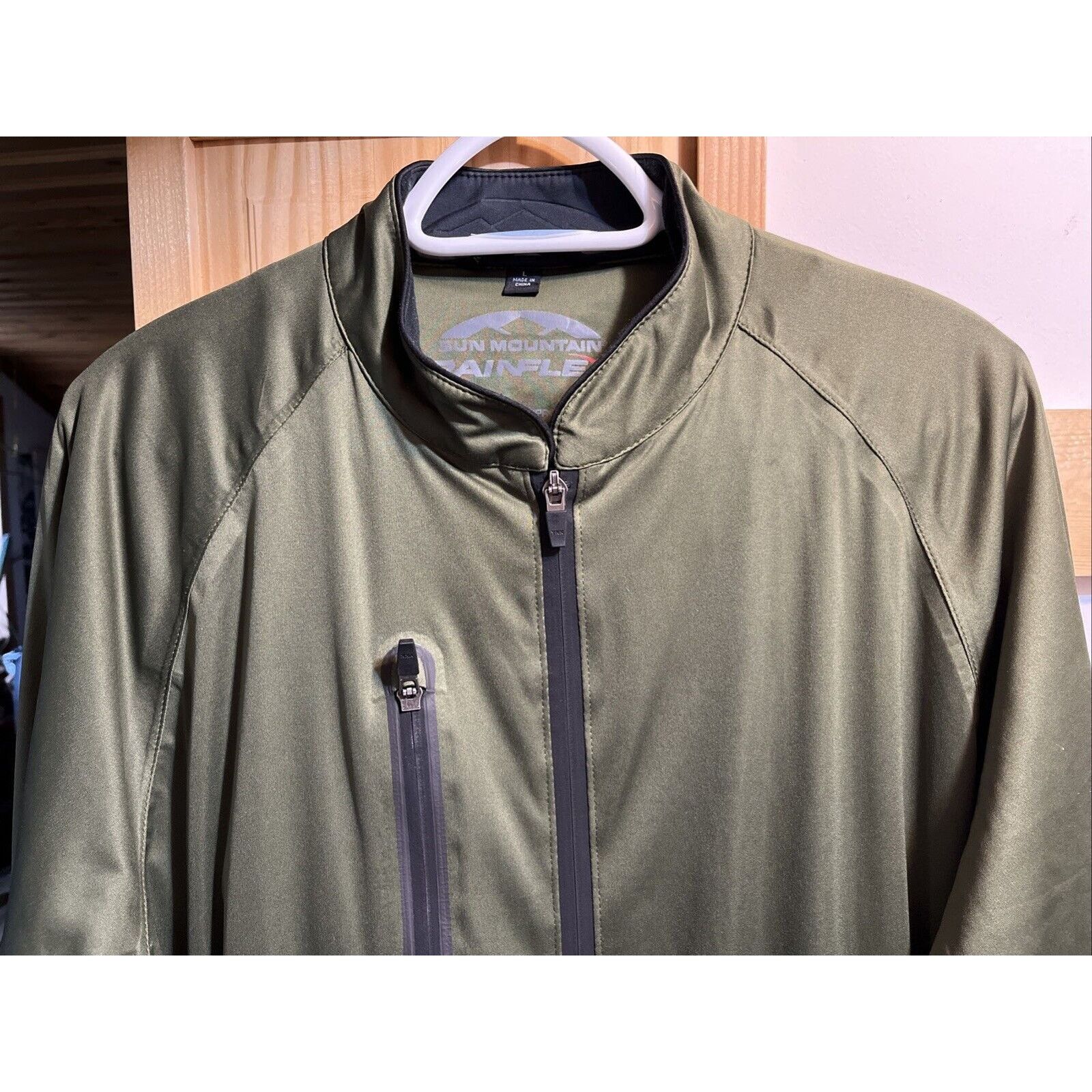 Other Sun Mountain Rainflex Mens Full Zip Golf Jacket Medium Green Size US M / EU 48-50 / 2 - 6 Thumbnail