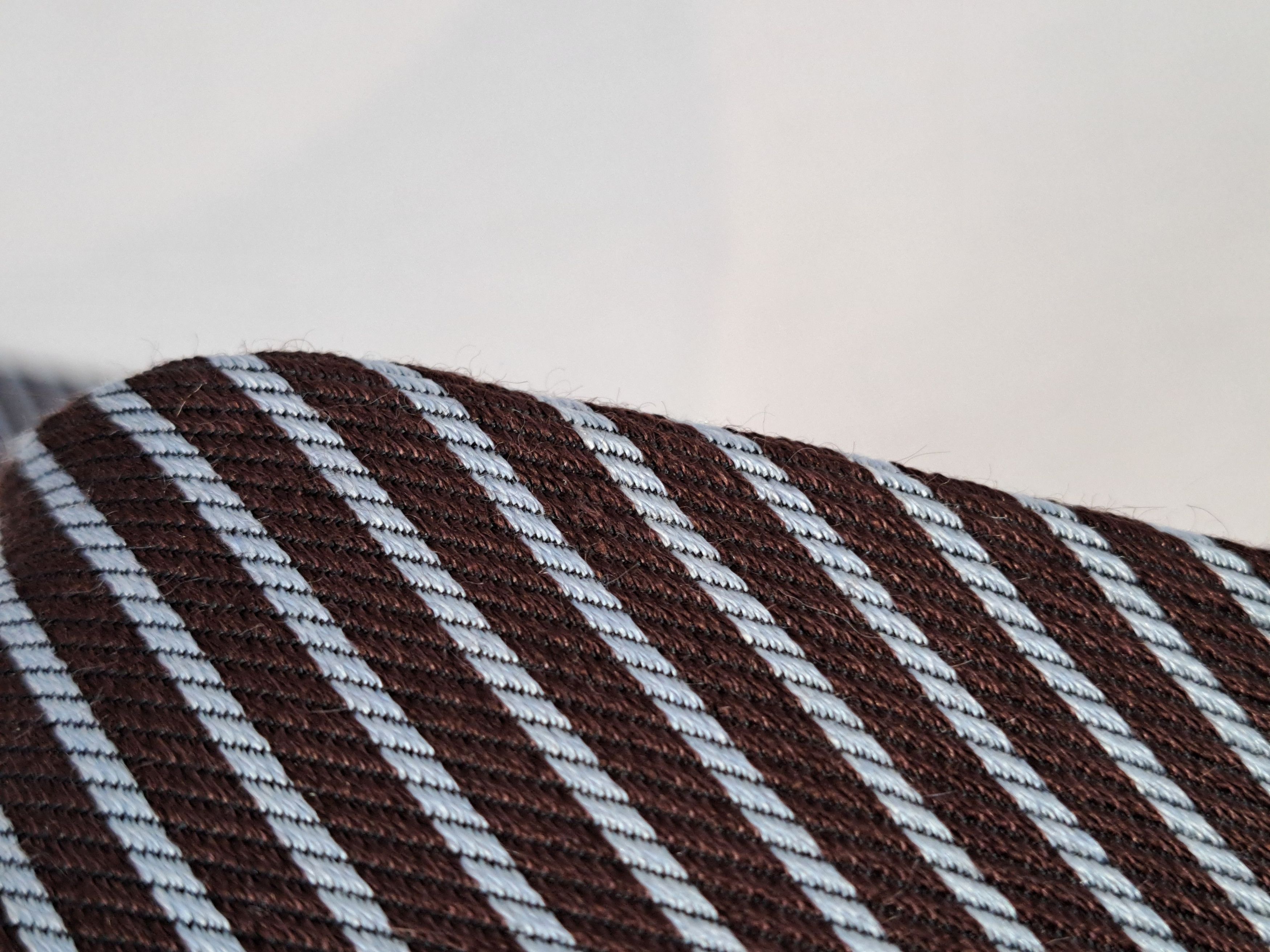 Luigi Borrelli Luigi Borelli Napoli silk/cashmere striped tie. Size ONE SIZE - 11 Thumbnail