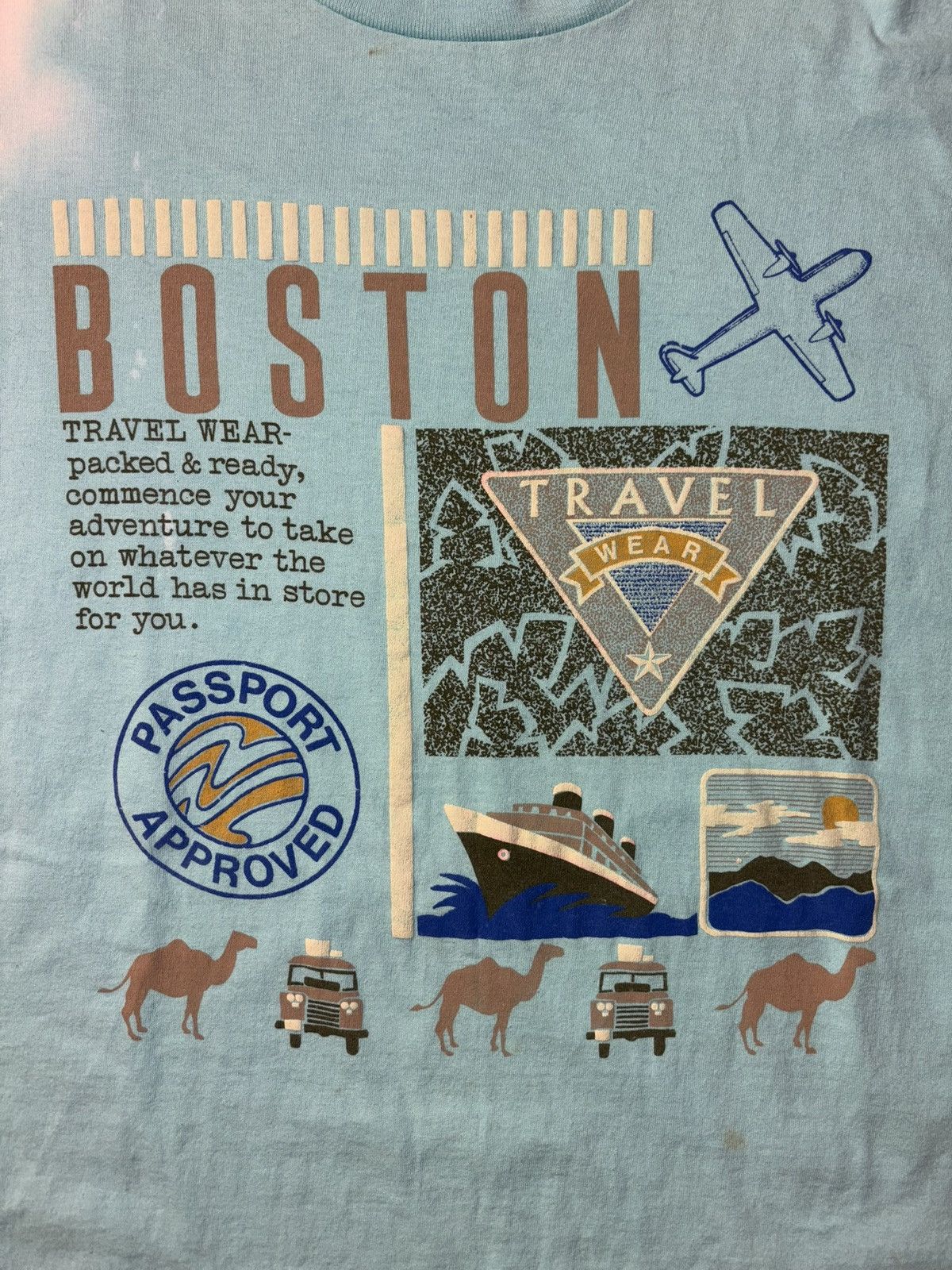 TEE JAYS Vtg Boston Travel Wear Souvenir Tourist 90s Single Stitch XL Size US XL / EU 56 / 4 - 2 Thumbnail