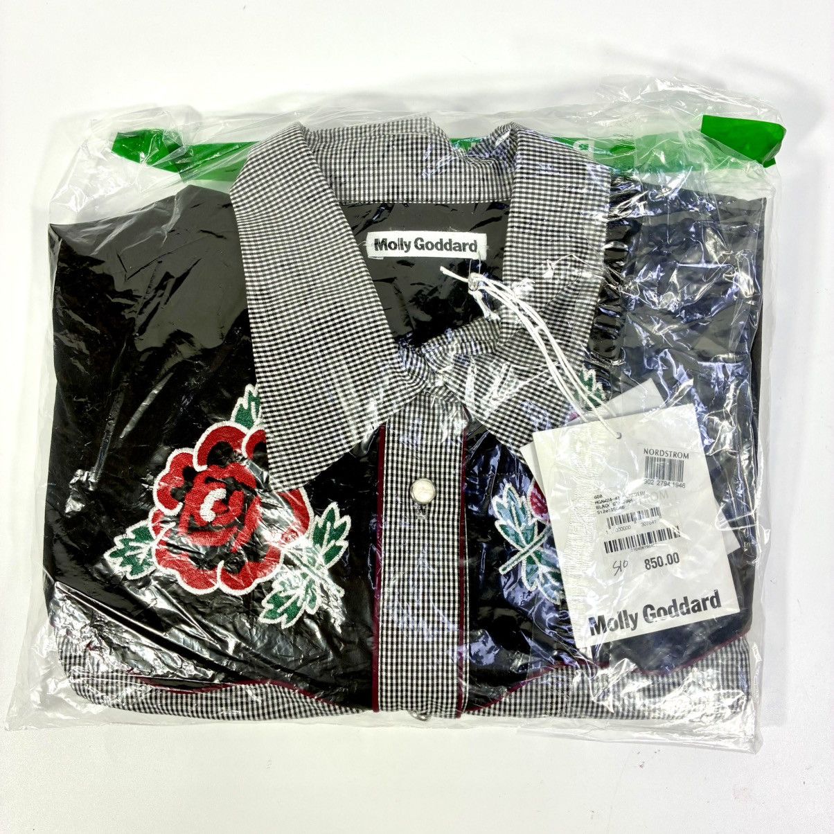 Molly Goddard Molly Goddard Meredith Plaid Button-Up Shirt Black Gingham 6 Size M / US 6-8 / IT 42-44 - 15 Thumbnail