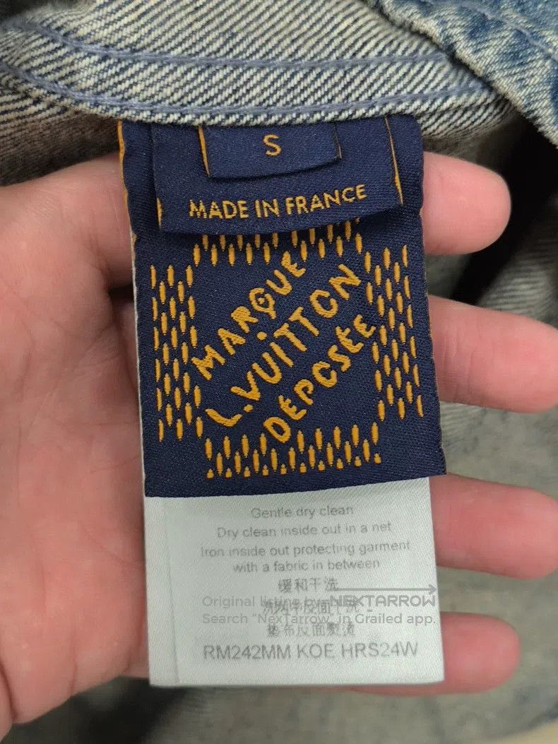 Louis Vuitton Louis Vuitton 24 Louis Vuitton Printed Denim Short Sleeve Size US S / EU 44-46 / 1 - 6 Thumbnail