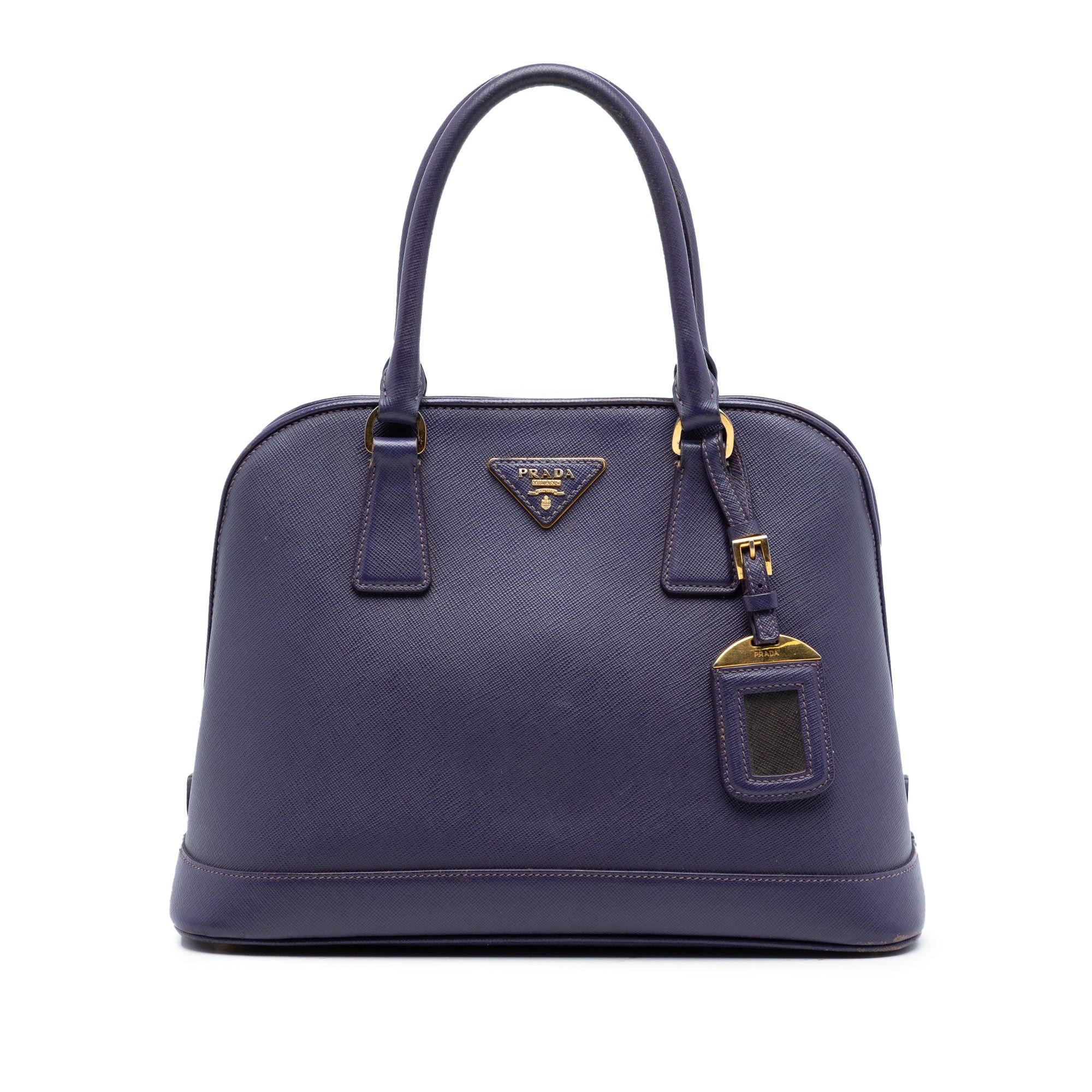 Prada Medium Saffiano Lux Open Promenade Satchel Size ONE SIZE - 1 Thumbnail