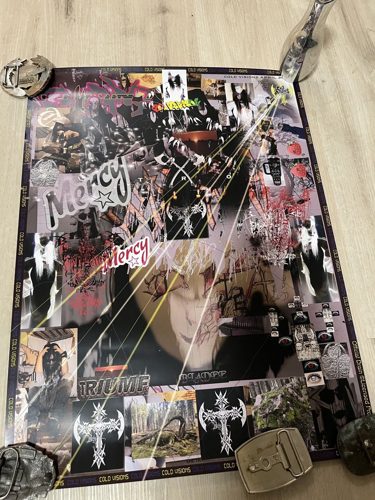 Drain Gang Cold Visions Aim Nothying Poster 2024 Size ONE SIZE - 3 Thumbnail