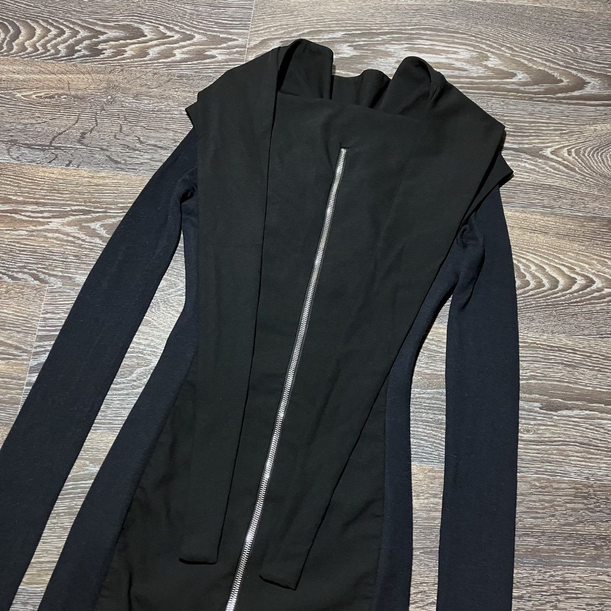 Gareth Pugh Dark Luxury GARETH PUGH Black Long Sleeve Wool Midi Dress Size S / US 4 / IT 40 - 9 Thumbnail