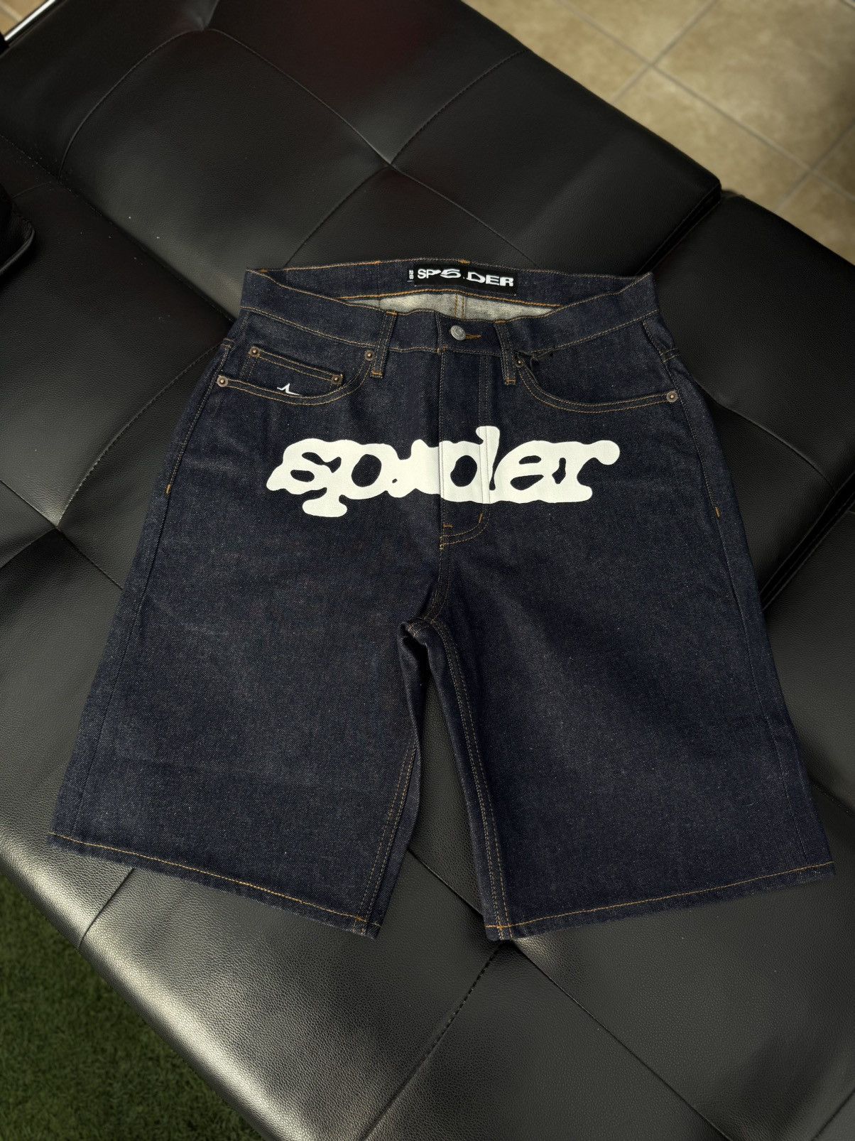 Sp5der Sp5der Jean Shorts Blue Size 28 (NEW) Size US 28 / EU 44 - 1 Thumbnail