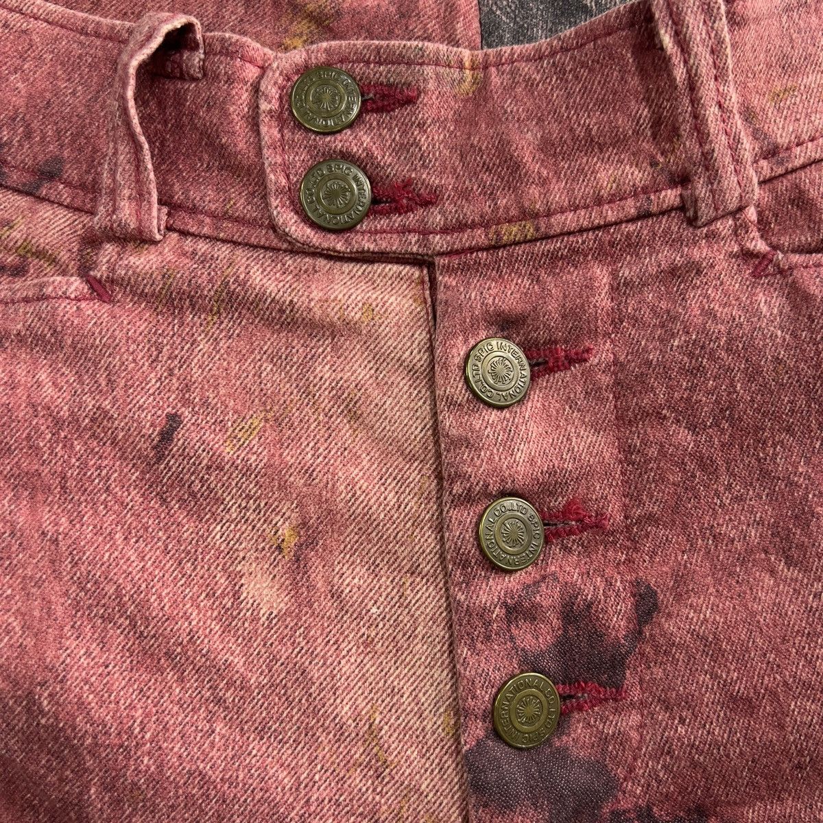Tornado Mart 00's Archive Tornado Mart Flared Pants Y2K Super Rare Denim Size US 33 - 8 Thumbnail