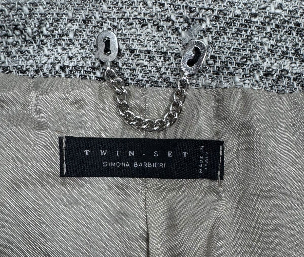 TWINSET TwinSet Cotton Twill Jacket 3/4 Sleeve Fringed size S Size S / US 4 / IT 40 - 14 Thumbnail