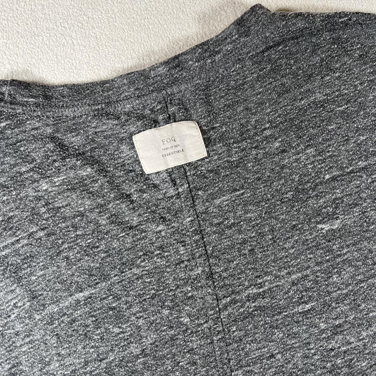 Essentials Essentials Fear Of God Fog Cotton Elongated 2016 Tee Size US M / EU 48-50 / 2 - 2 Thumbnail