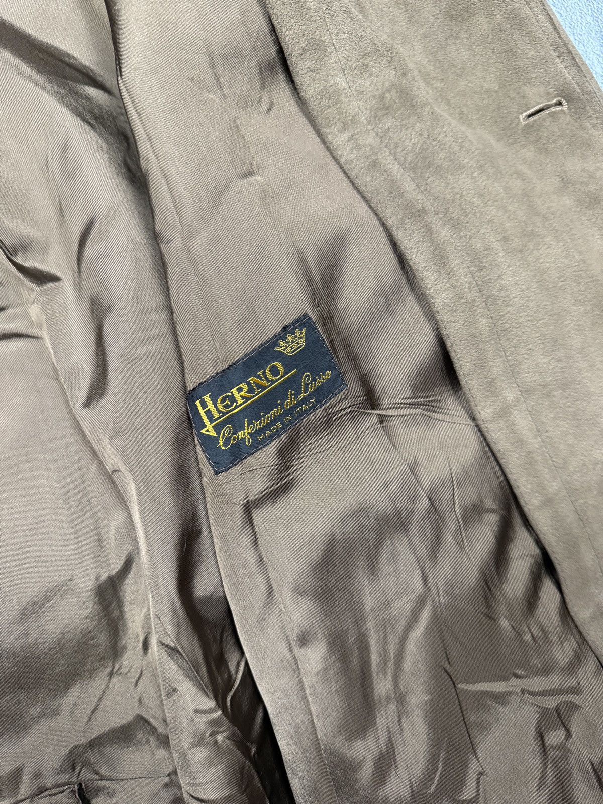 Herno Vintage Herno Brown Coat Trench Jacket Size US L / EU 52-54 / 3 - 12 Thumbnail