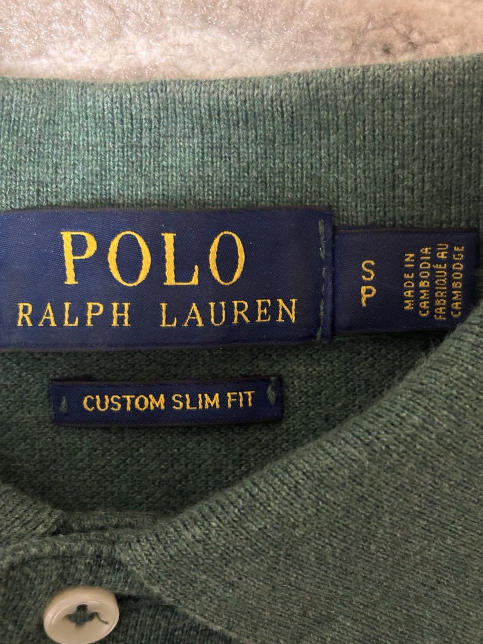 Polo Ralph Lauren Polo Ralph Lauren Stylish Men's green polo shirt Size US S / EU 44-46 / 1 - 4 Thumbnail