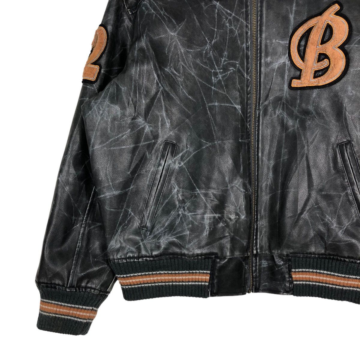 Japanese Brand 🔥Vintage Biker Leather Jacket Garam Japan Issey Miyake Size US XL / EU 56 / 4 - 4 Thumbnail