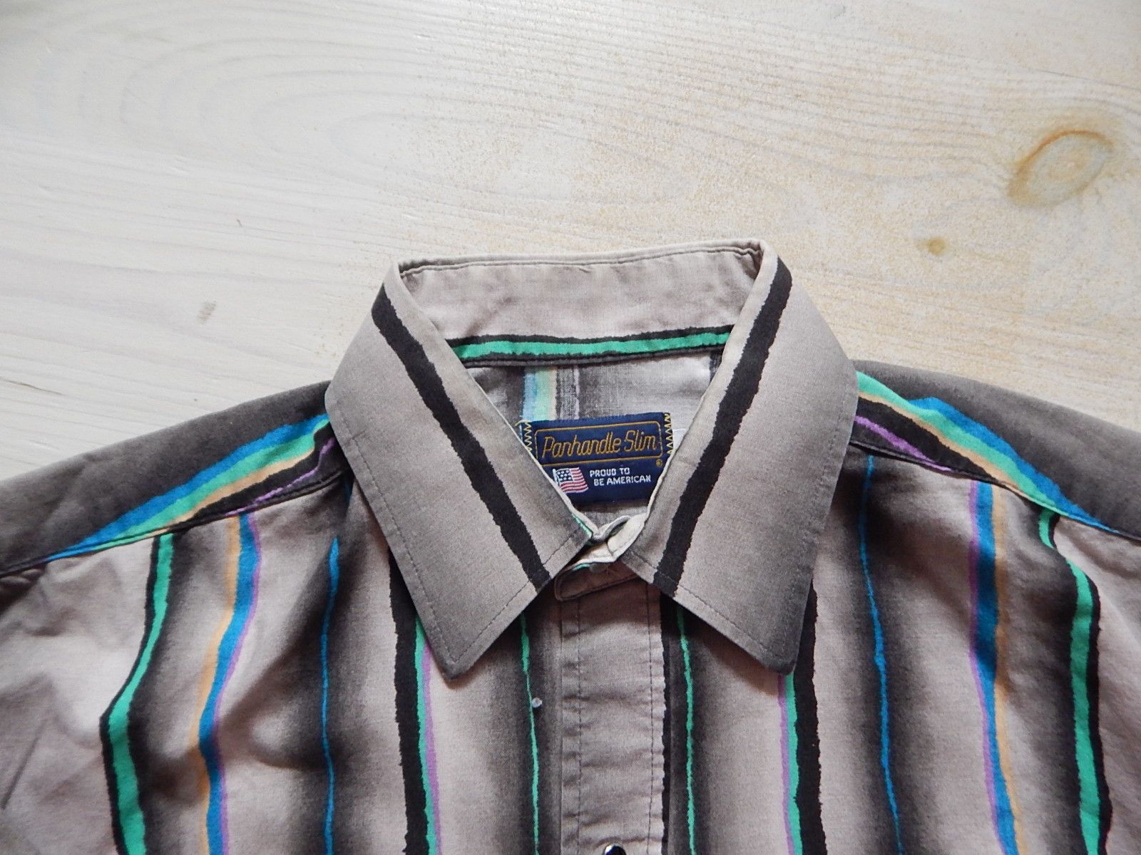 Cowboy Equipment vintage panhandle slim western shirt Size US L / EU 52-54 / 3 - 6 Thumbnail