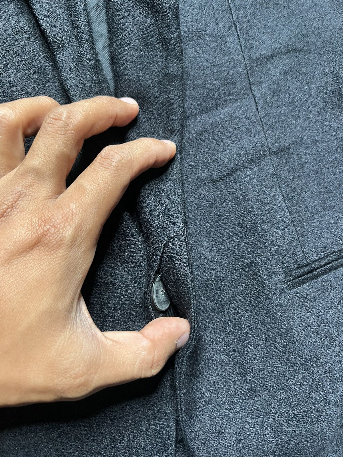 Haider Ackermann Haider Ackermann Single Button Cropped Blazer Size XXS / US 00 / IT 34 - 4 Thumbnail