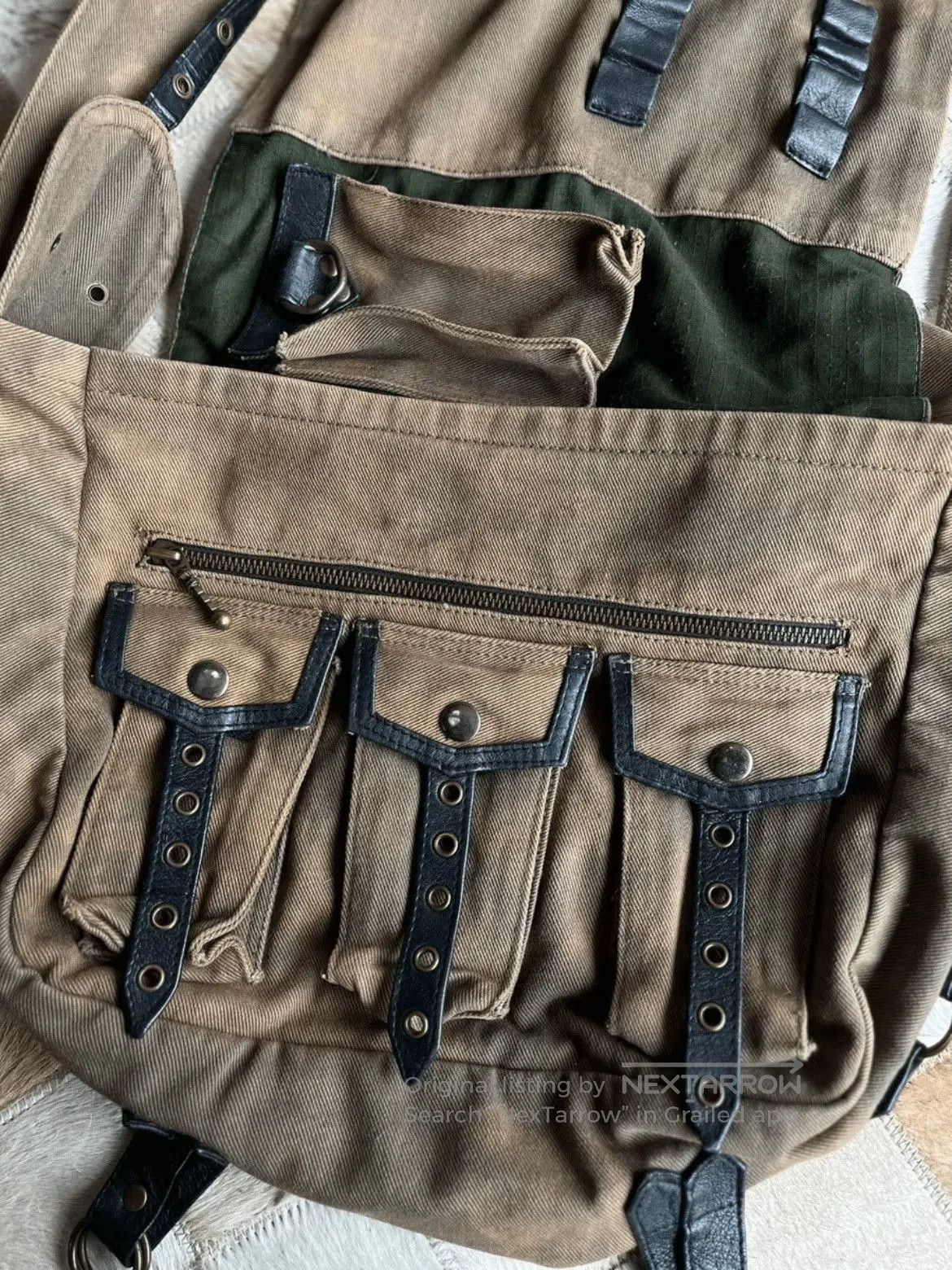 Vintage Avant Garde Industry Style Shoulder Bag. Size ONE SIZE - 8 Thumbnail