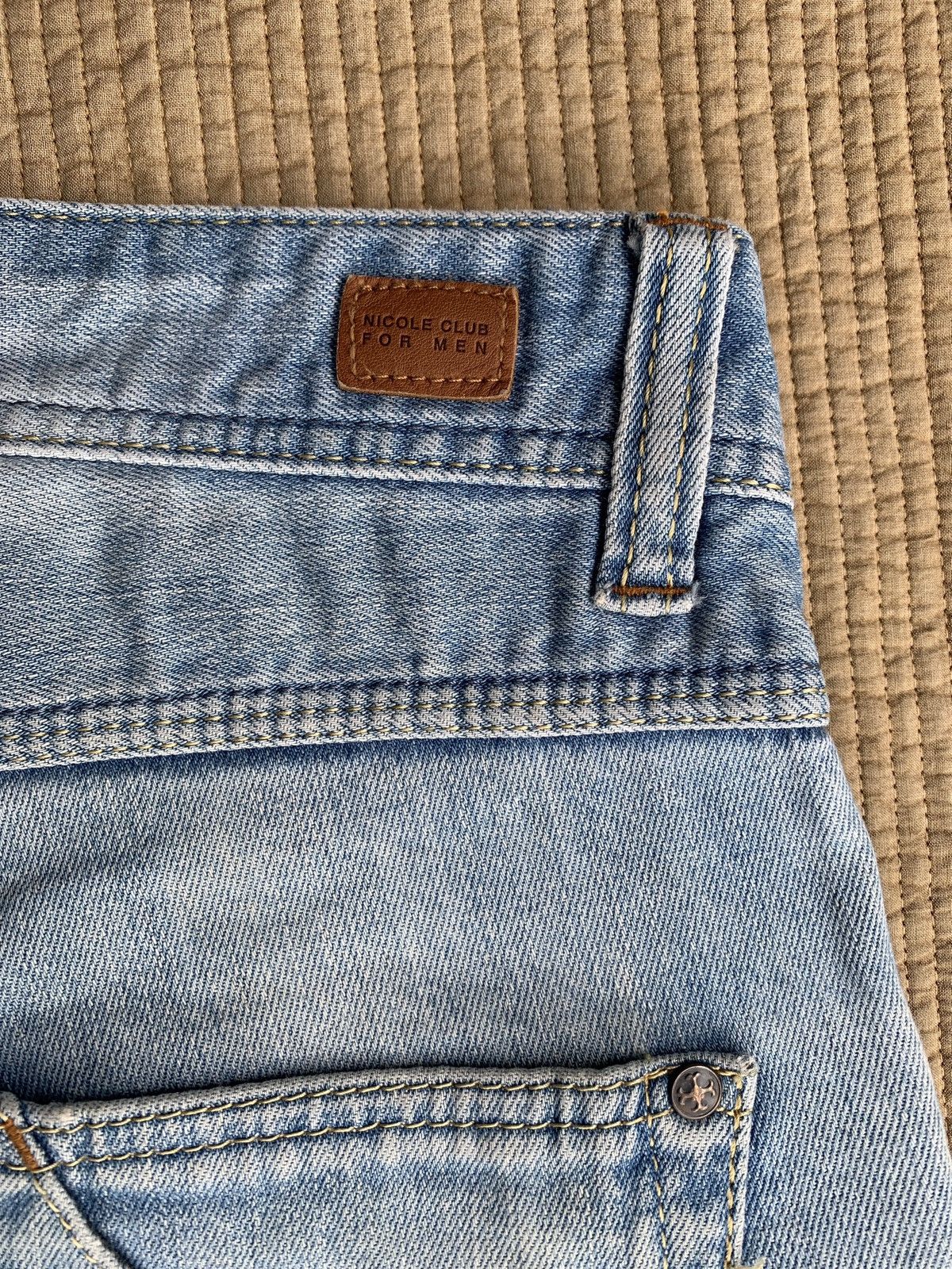Nicole Club Nicloe Club For Men Bootcut Jeans Distressed ERD Size US 32 / EU 48 - 12 Thumbnail