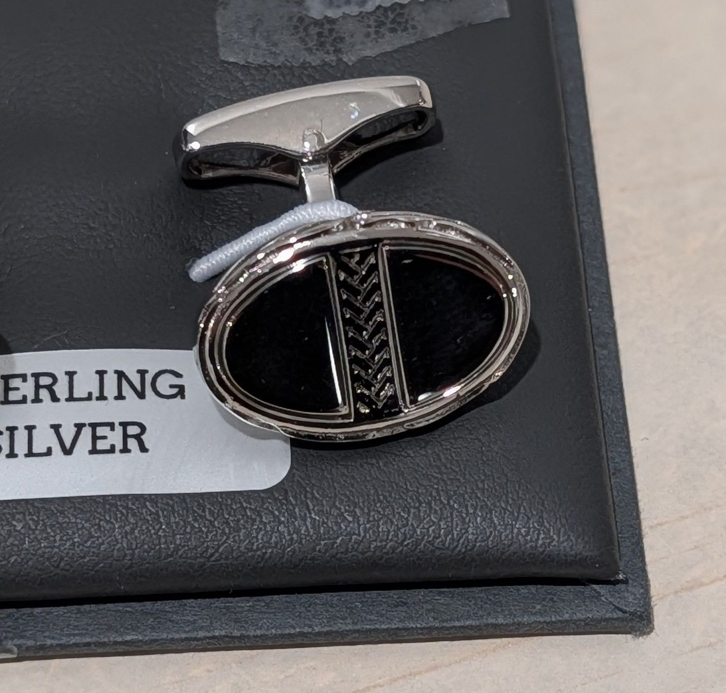 Ermenegildo Zegna Ermenegildo Zegna Sterling Silver Patterned Round Cufflinks Size ONE SIZE - 2 Thumbnail