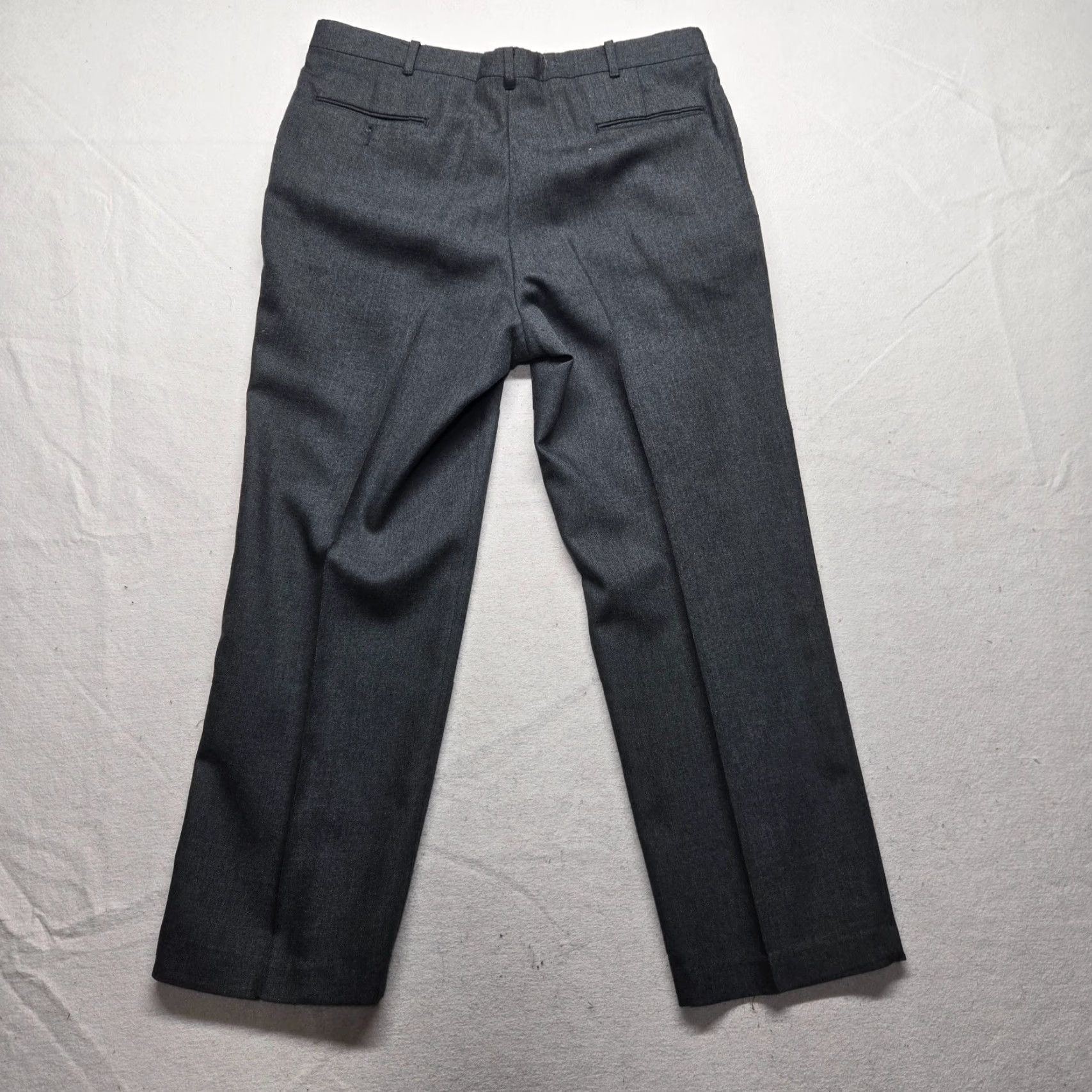 Vintage Gray Dress Pants Straight Leg Adult Men's Size 38 x 30 S Size US 38 / EU 54 - 8 Thumbnail