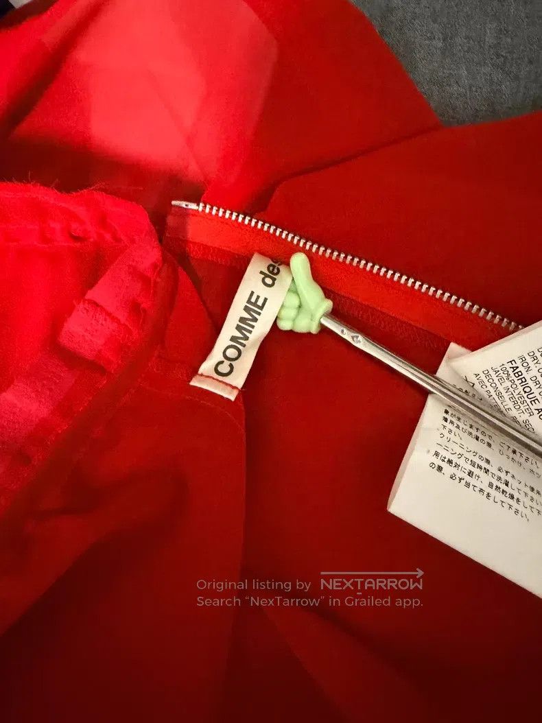 Comme des Garcons Comme des Garcons Size F Rosa Blouse Red Size S / US 4 / IT 40 - 8 Thumbnail