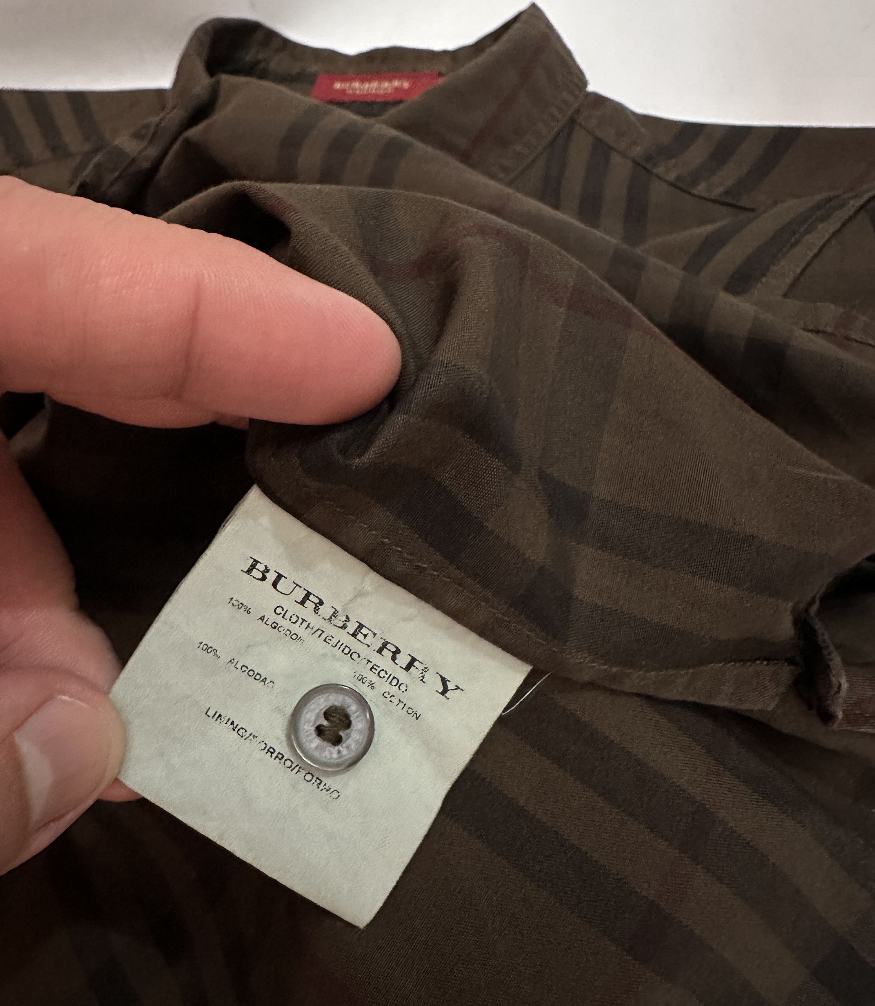 Burberry Tartan top blouse Size XL / US 12-14 / IT 48-50 - 7 Thumbnail