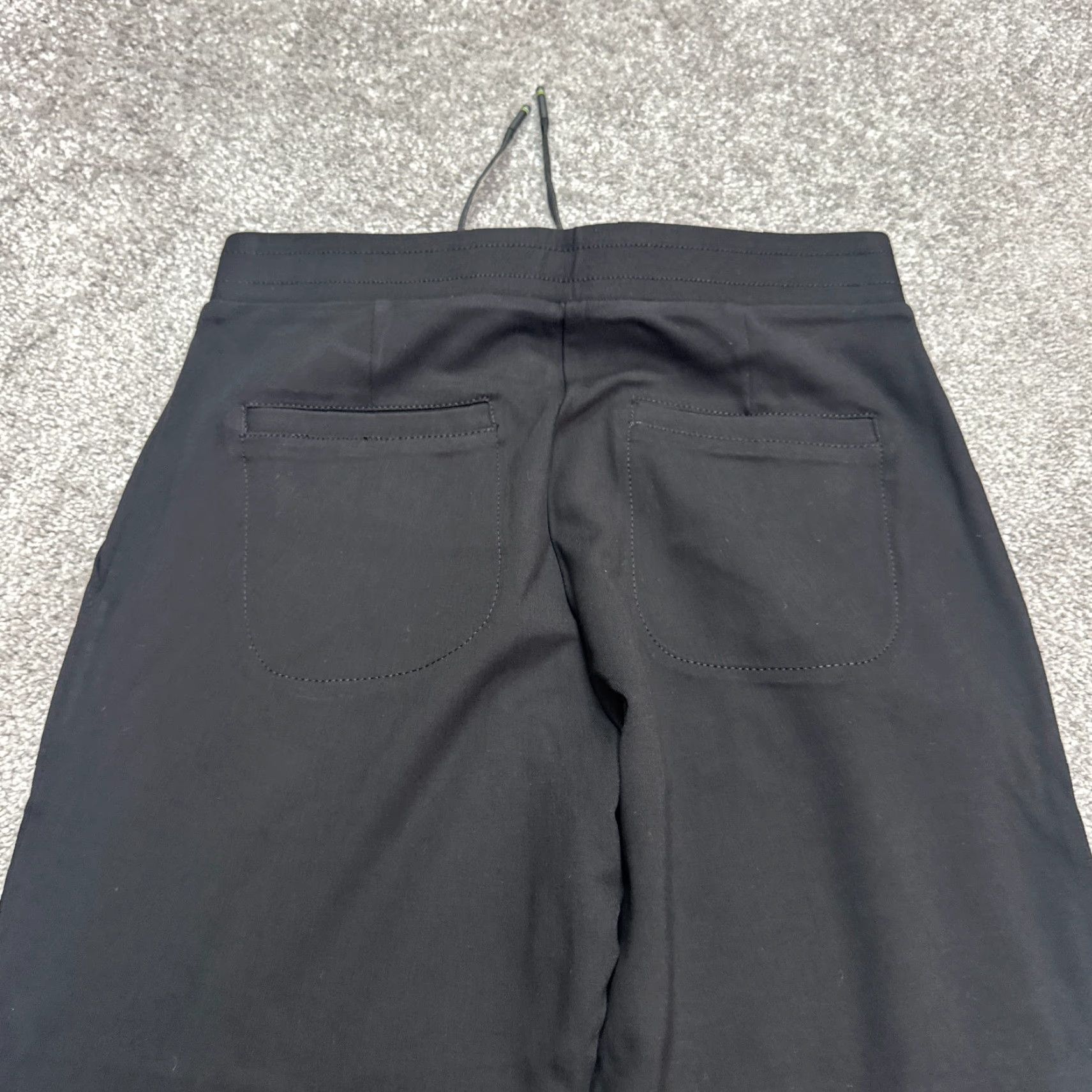 Vintage VINTAGE Betabrand Women's Jogger Pants XS Black Stretch Casual Travel 2010s Size 26" / US 2 / IT 38 - 6 Thumbnail