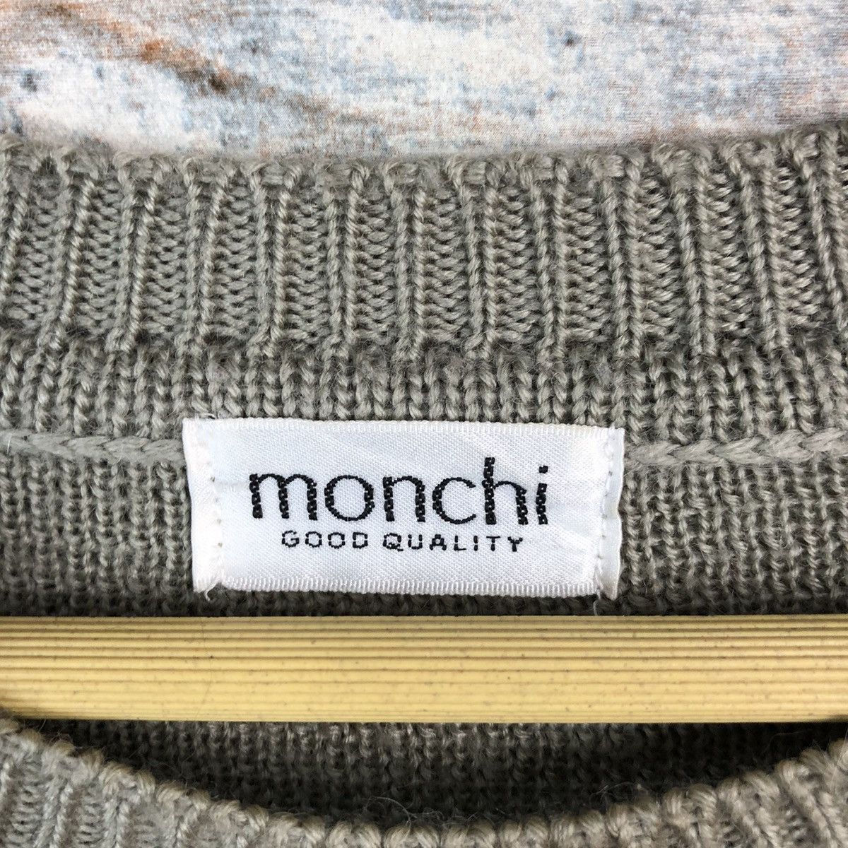 Aran Isles Knitwear × Japanese Brand Mochi Knit Sweaters Flower And Bear Gray #973 Size M / US 6-8 / IT 42-44 - 10 Thumbnail