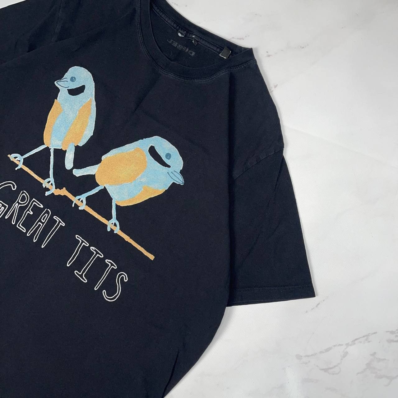 Diesel Diesel Birds “Great Tits” T-Shirt Avant garde Y2K Size L Size US L / EU 52-54 / 3 - 4 Thumbnail