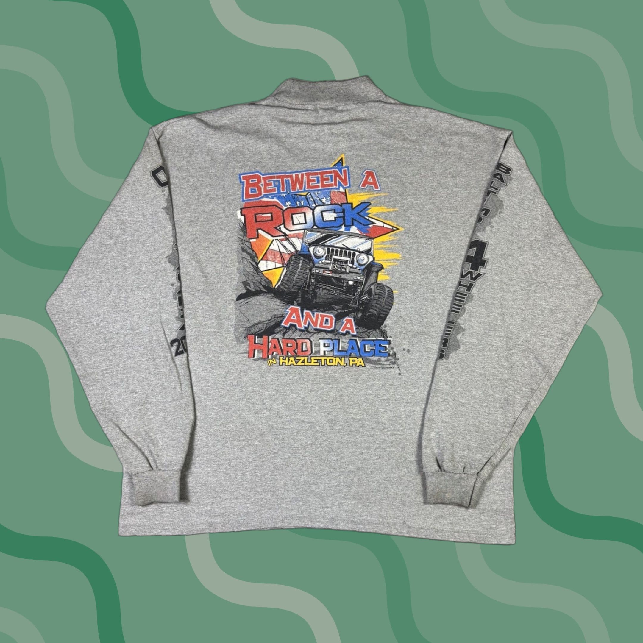 Jeep VINTAGE Jeep Offroad T Shirt Long Sleeve Adult XL 90s Size US XL / EU 56 / 4 - 1 Thumbnail